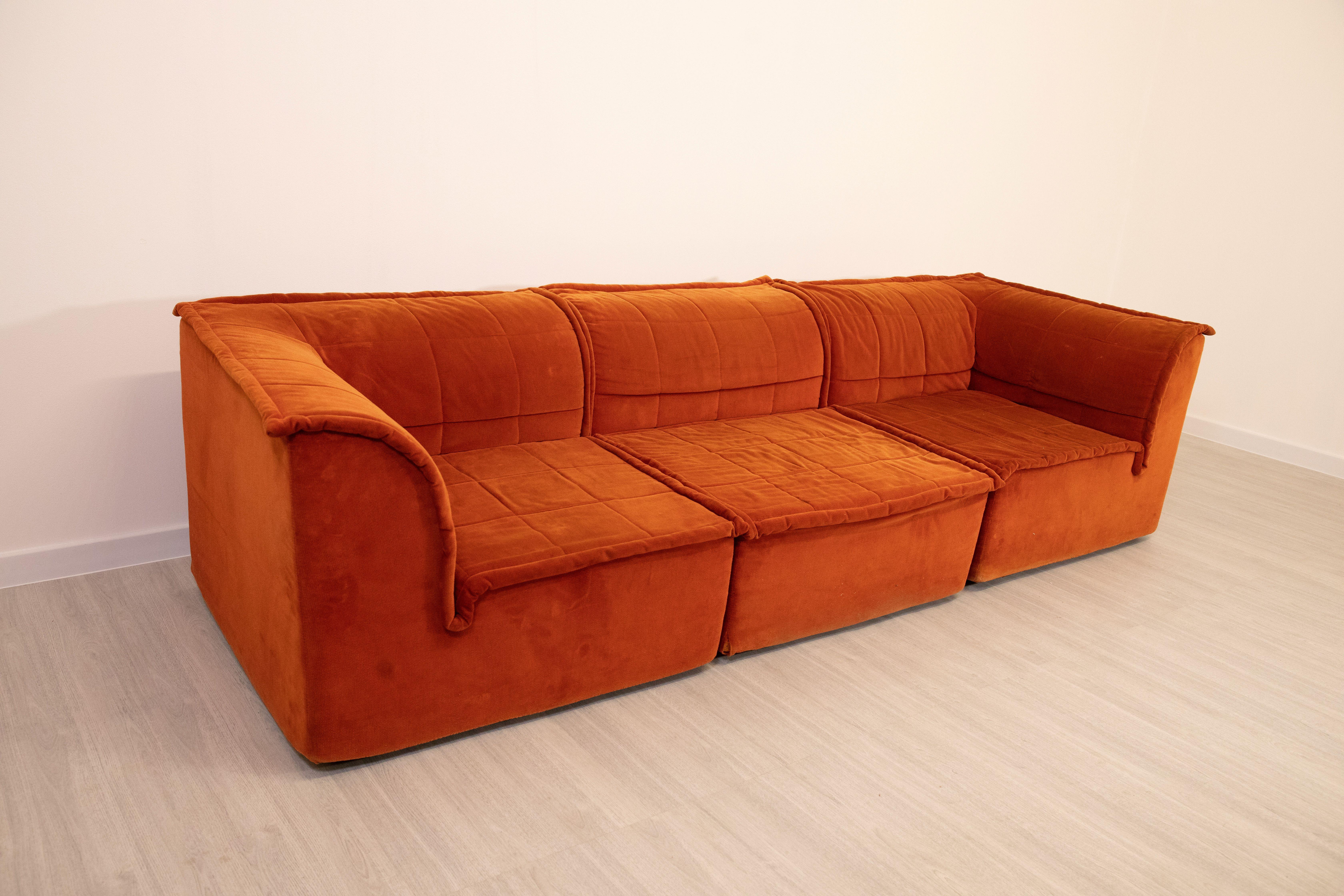 Dall' Oca - Modular Sofa , 1970 In Good Condition For Sale In Palermo, PA