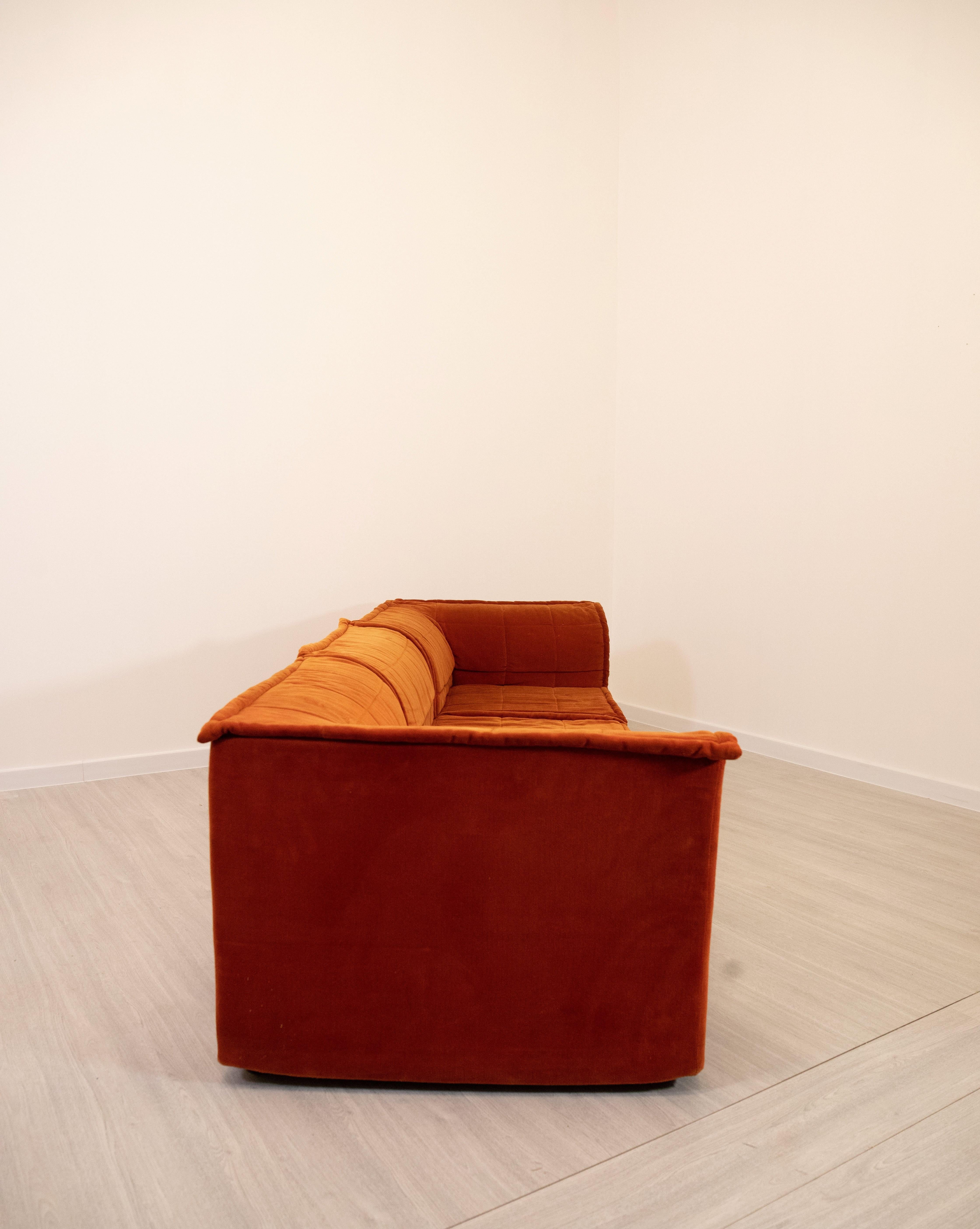 Fabric Dall' Oca - Modular Sofa , 1970 For Sale