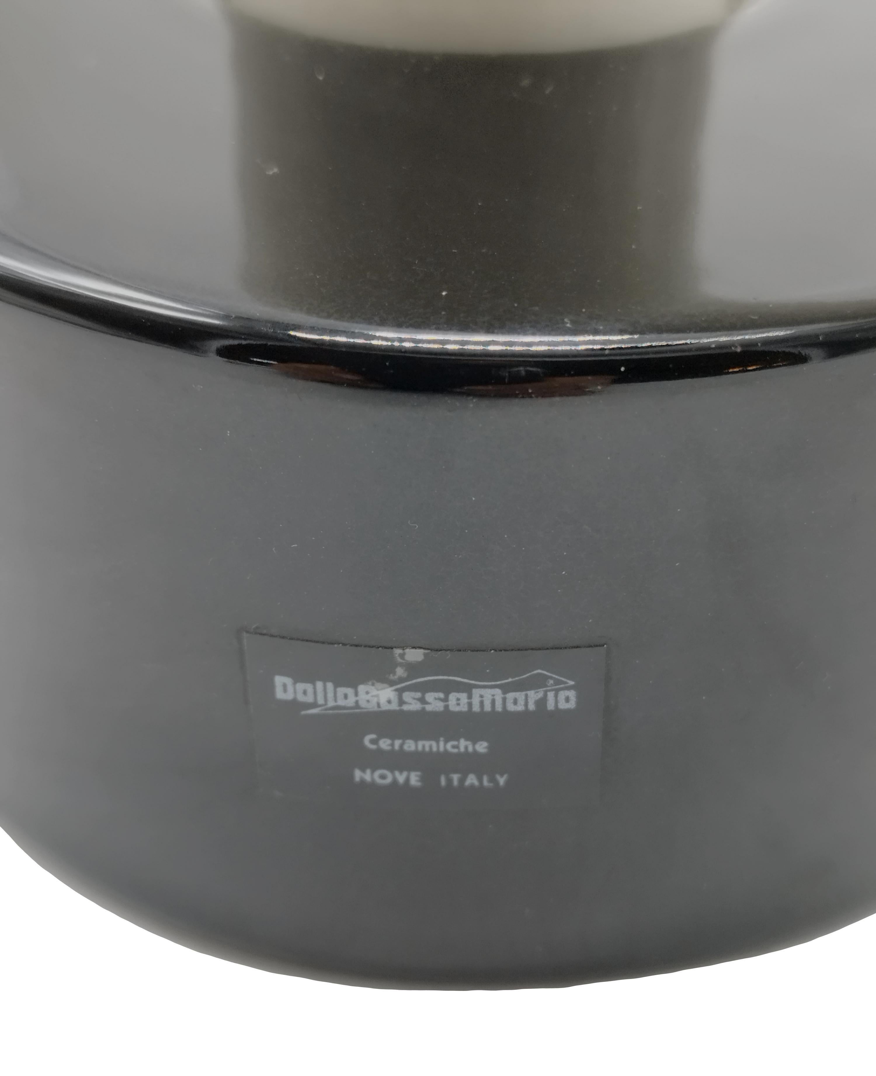 Céramique Horloge de table en céramique Memphis de Dalla Bassa Maria, Italie, années 1980 en vente