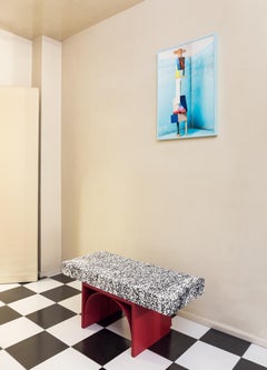 Sgabello Dalmata Marble "I Can't Believe It's Not Stone", Ilaria Bianchi