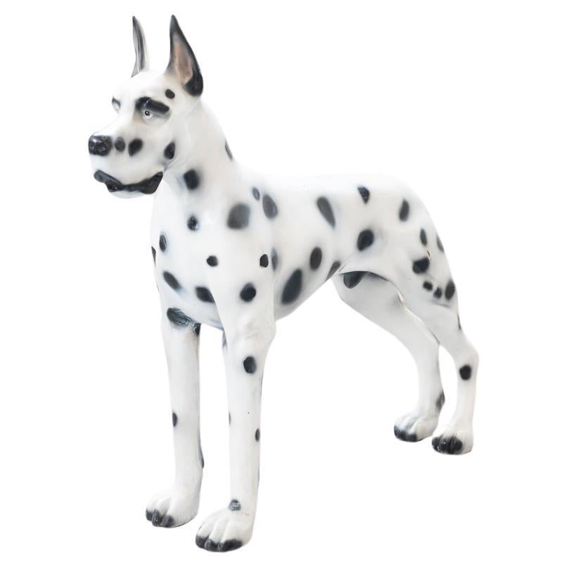 Chien dalmatien en résine, 1970
