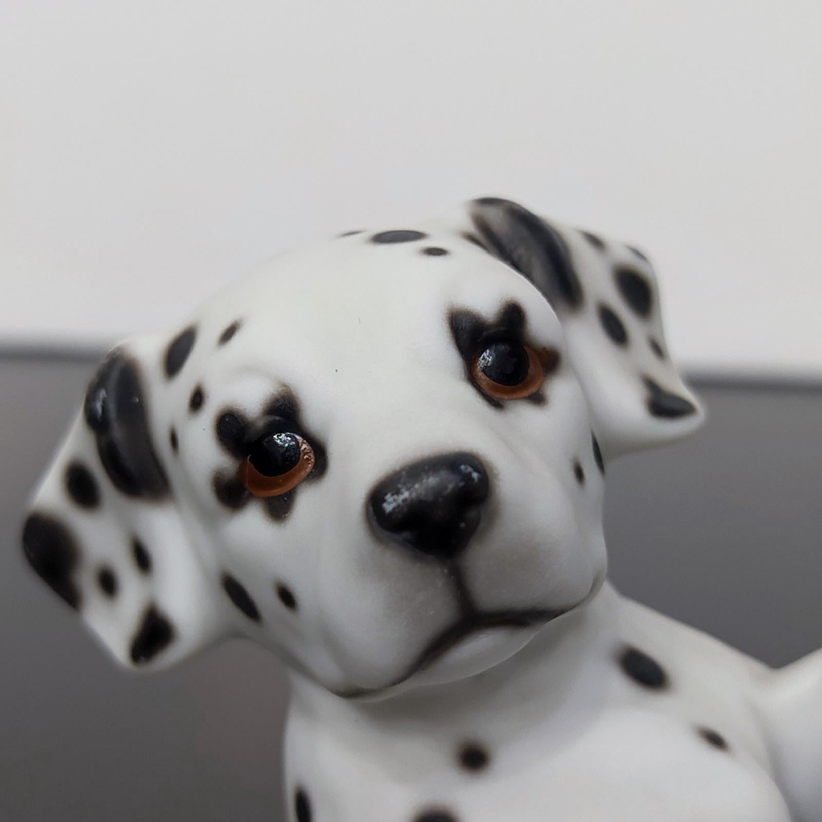 Collectibles Dalmatian Hand-Painted Porcelain Figurines 1