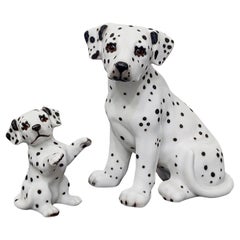 Collectibles Dalmatian Hand-Painted Porcelain Figurines