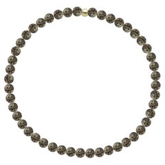 Dalmatian Jasper Beaded Necklace