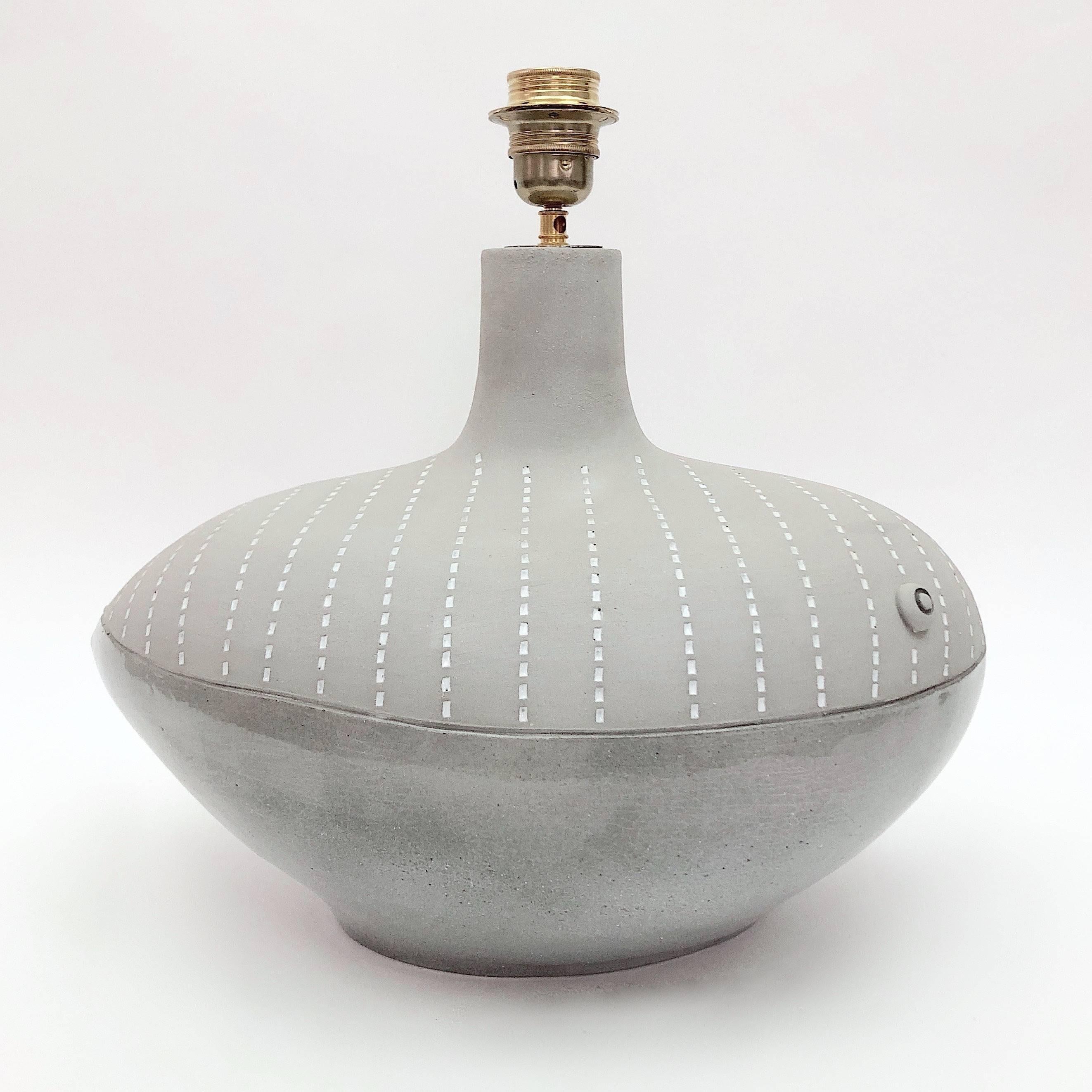 pottery lamp base