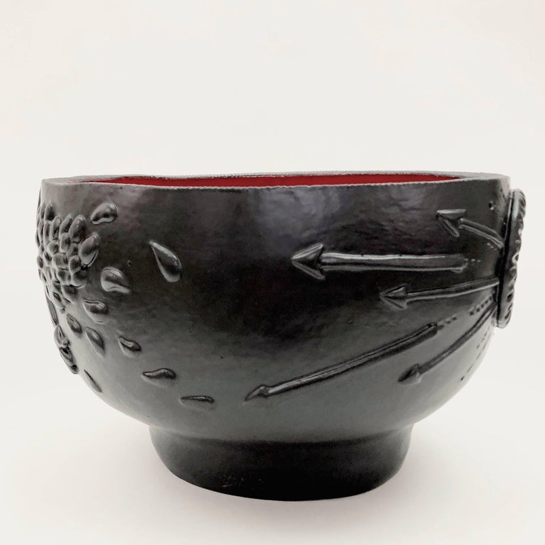 Dalo, Large Decorative Ceramic Bowl For Sale at 1stdibs