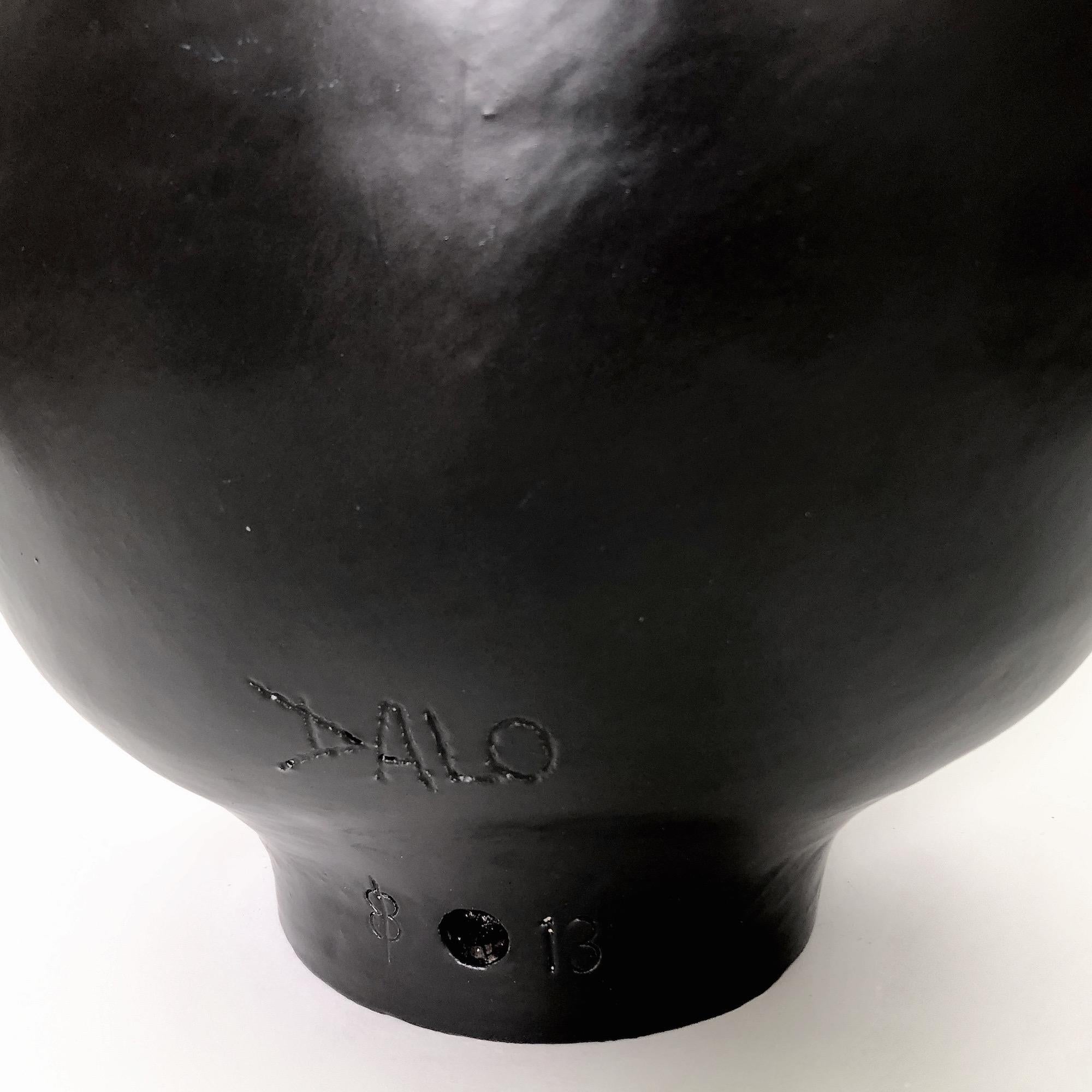 Dalo, Black and White Ceramic Table Lamp 4