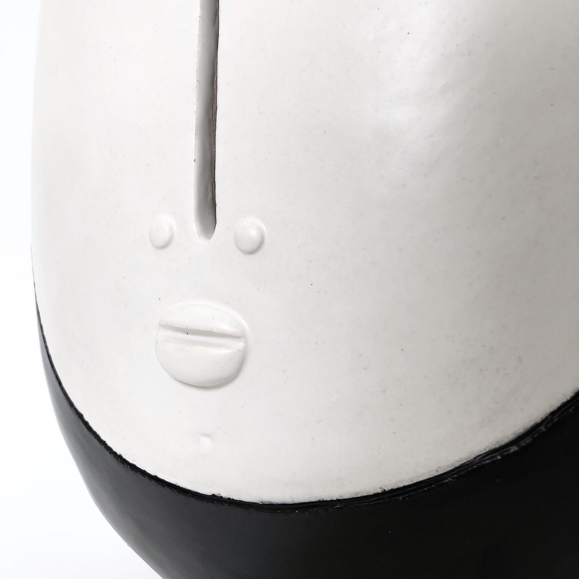 Dalo, Black and White Ceramic Table Lamp 2