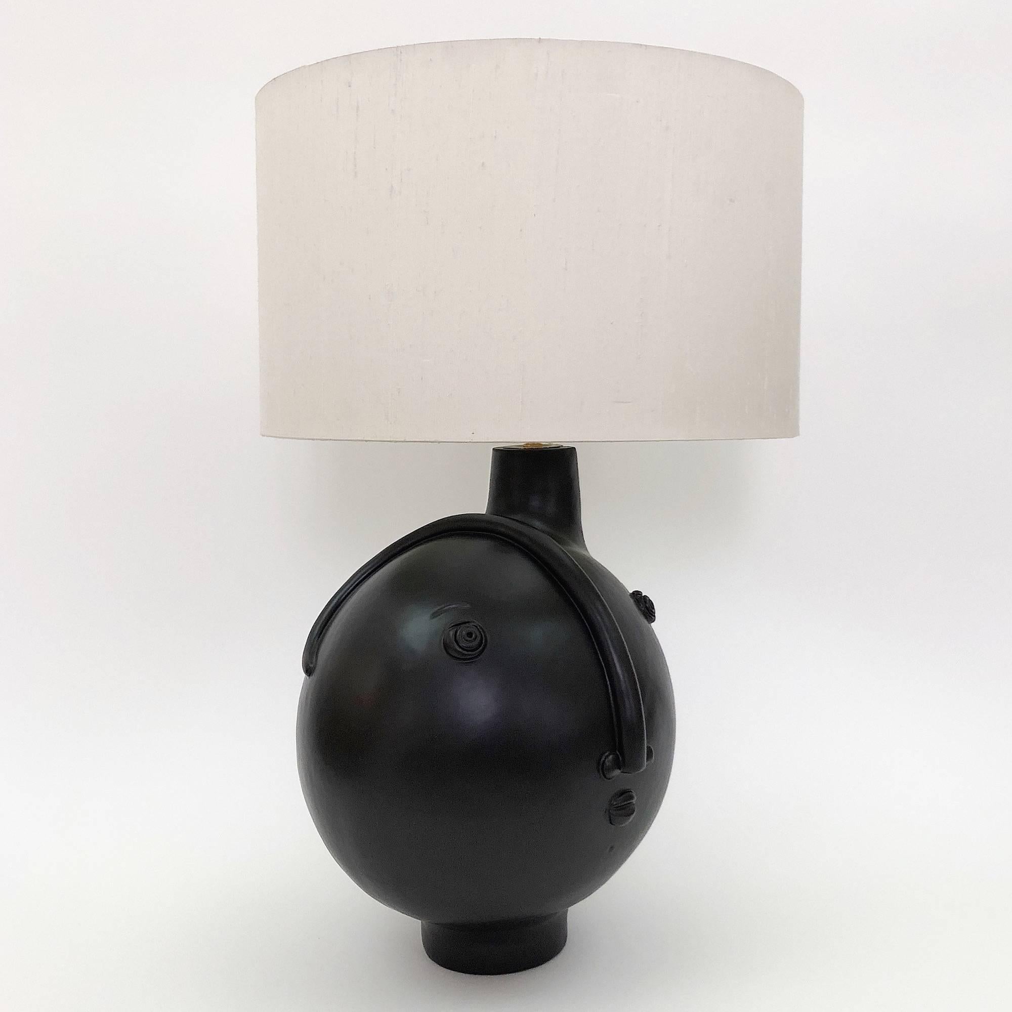 Dalo, Black Ceramic Table Lamp Base 2