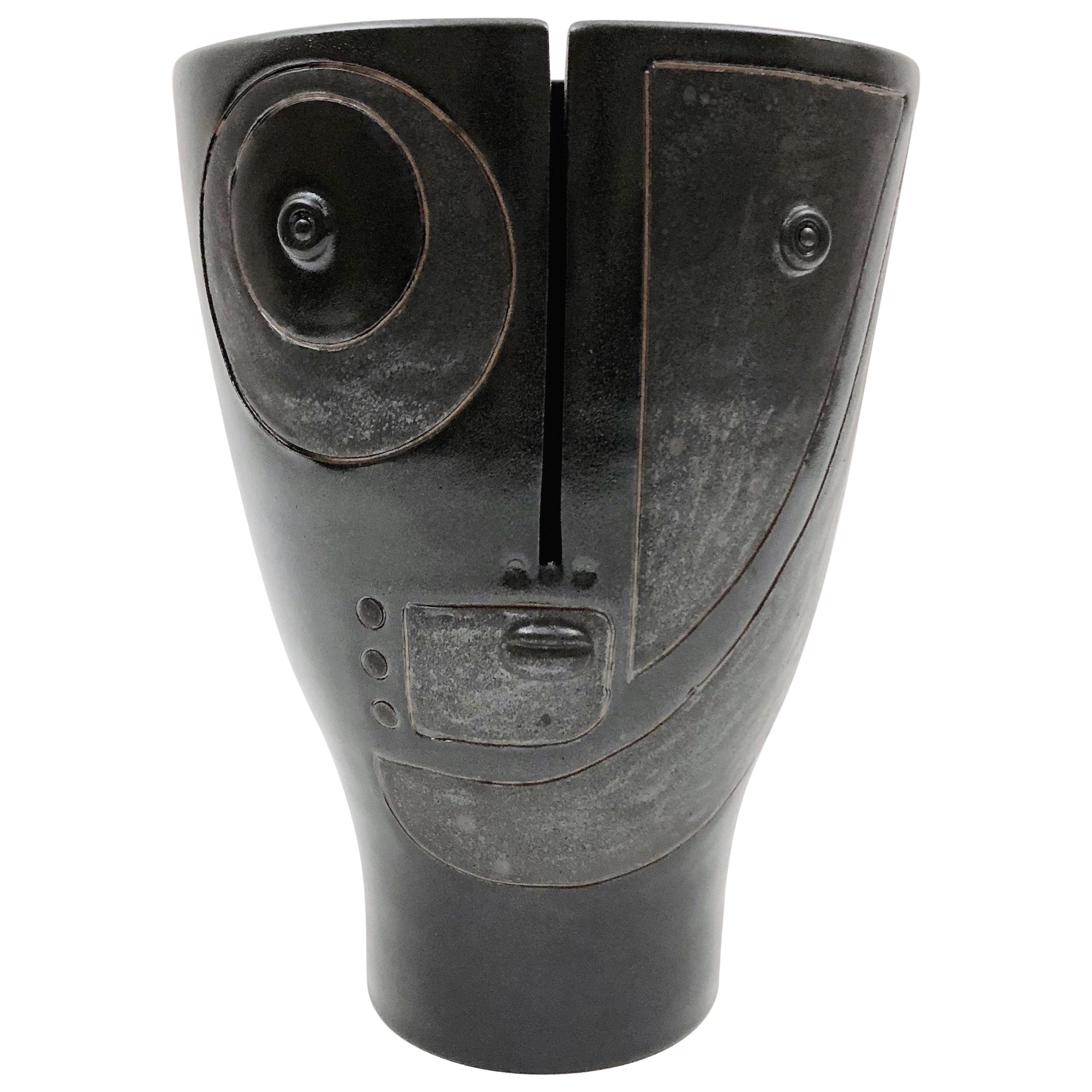 Dalo, Black Ceramic Vase