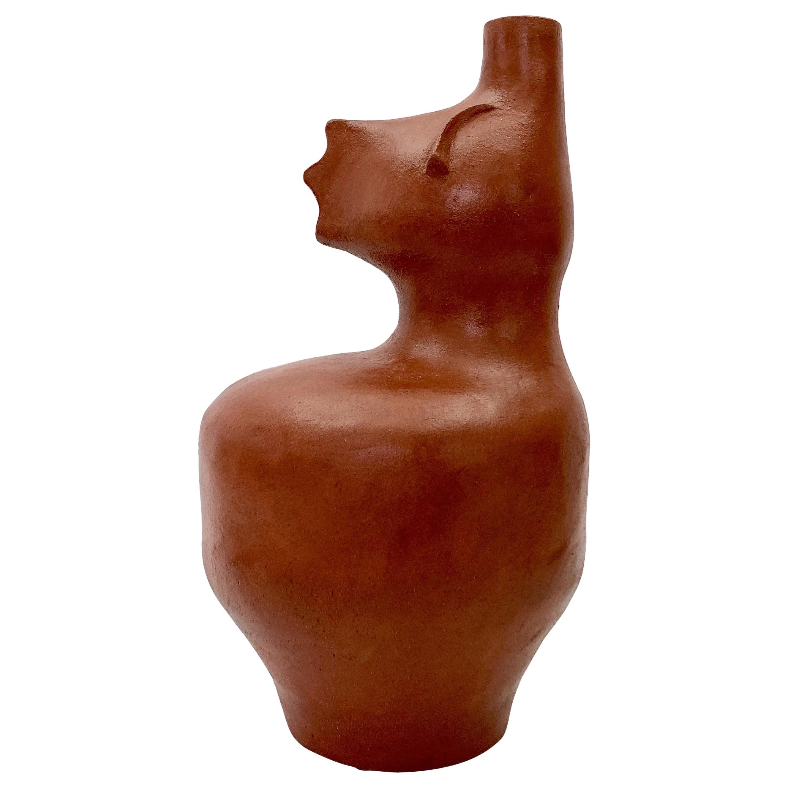 Dalo, Bombay Brown Large Ceramic Table Lamp For Sale