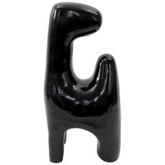 Dalo, Black Ceramic Sculpture 