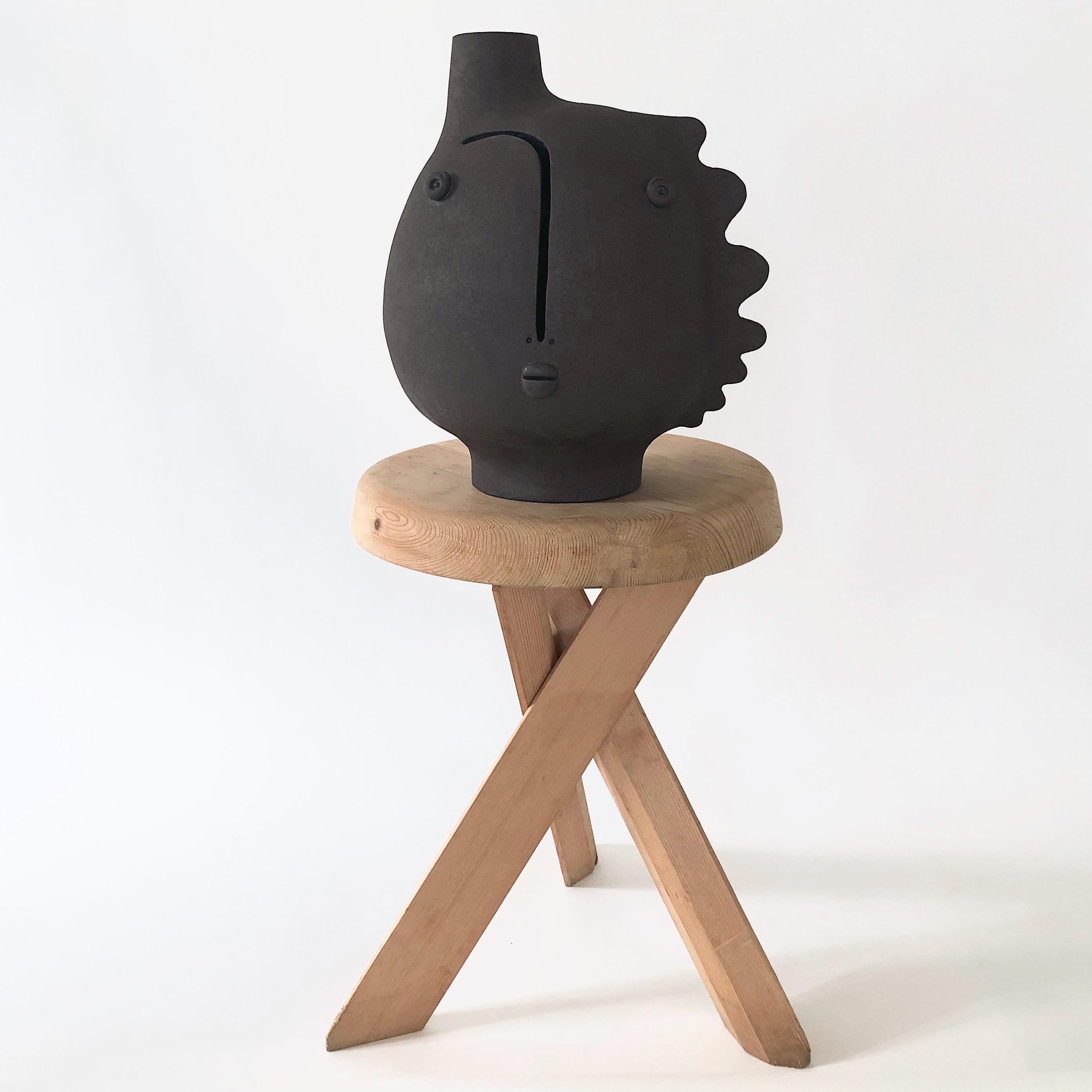 Contemporary Dalo, Figurative Ceramic Table Lamp Base For Sale