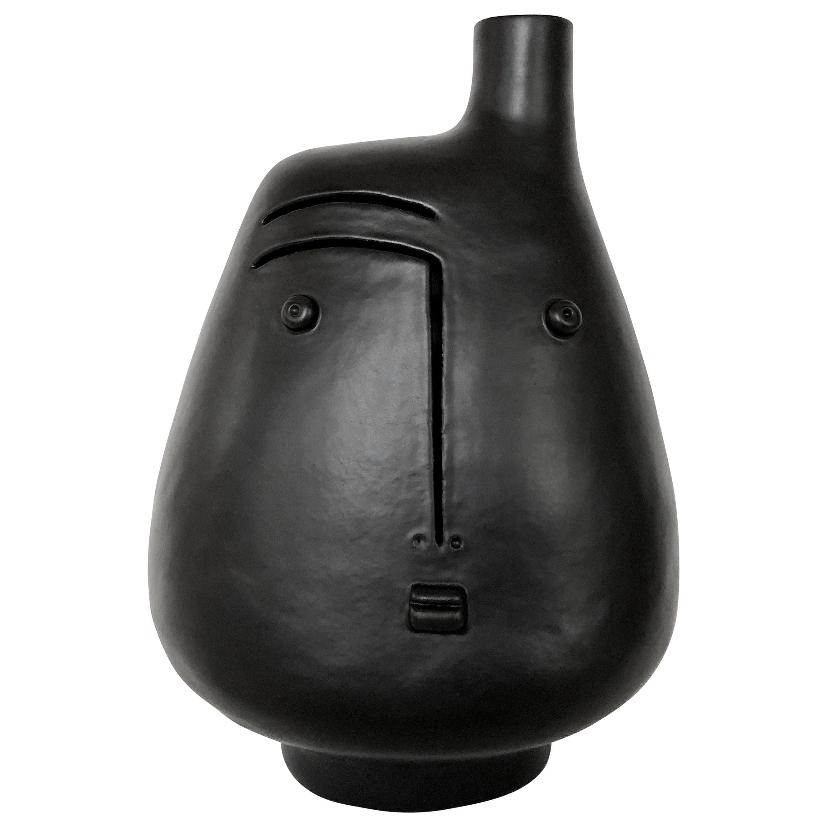 Dalo, Large Black Ceramic Table Lamp Base For Sale