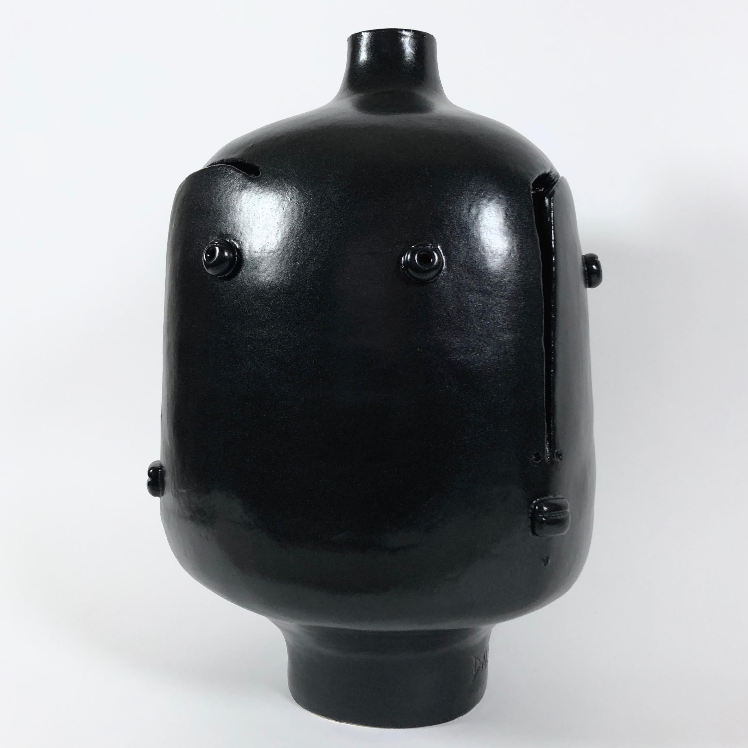 Dalo, Large Black Ceramic Table Lamp 2