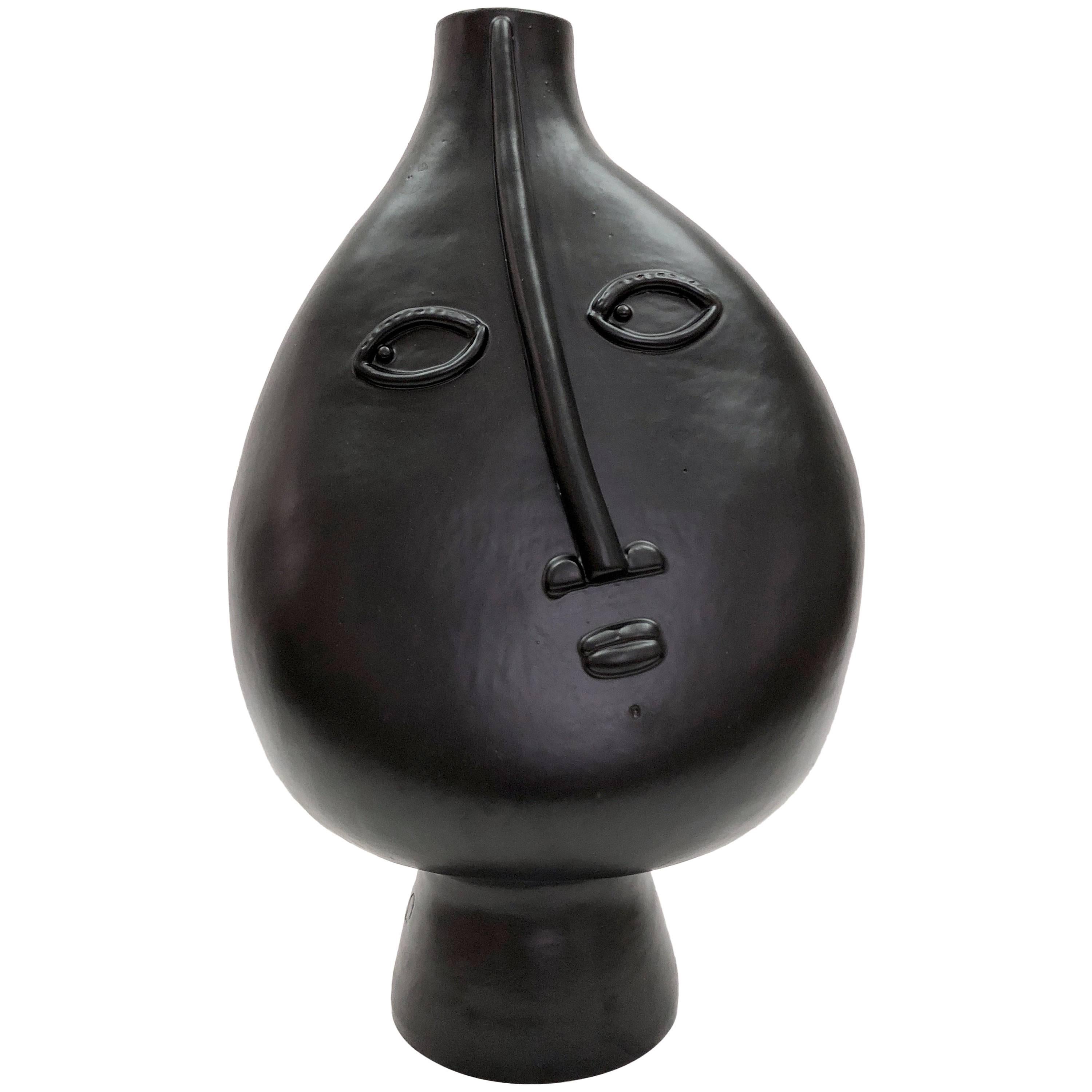 Dalo, Large Ceramic Lamp Base Black and White
