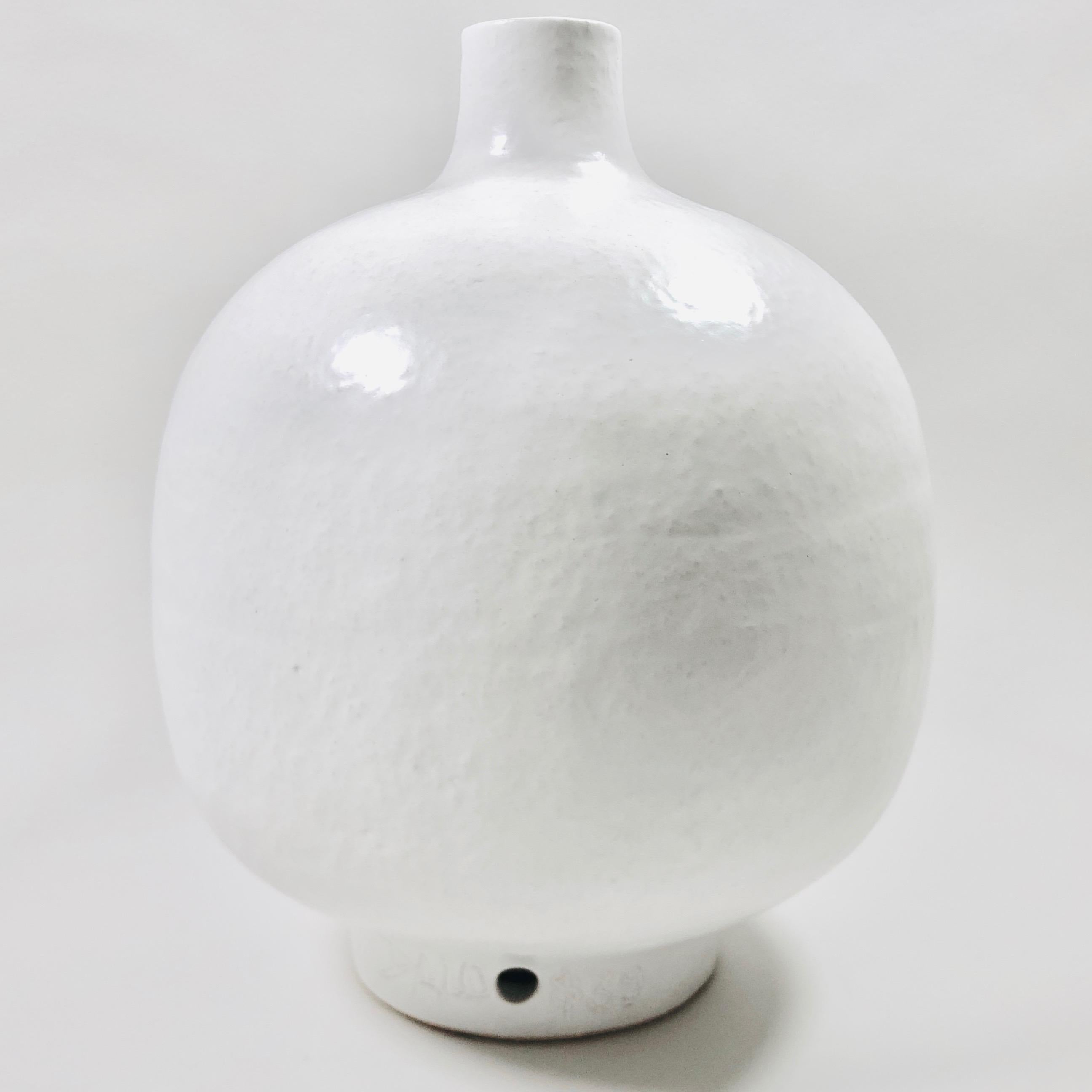 large white ceramic lamp base