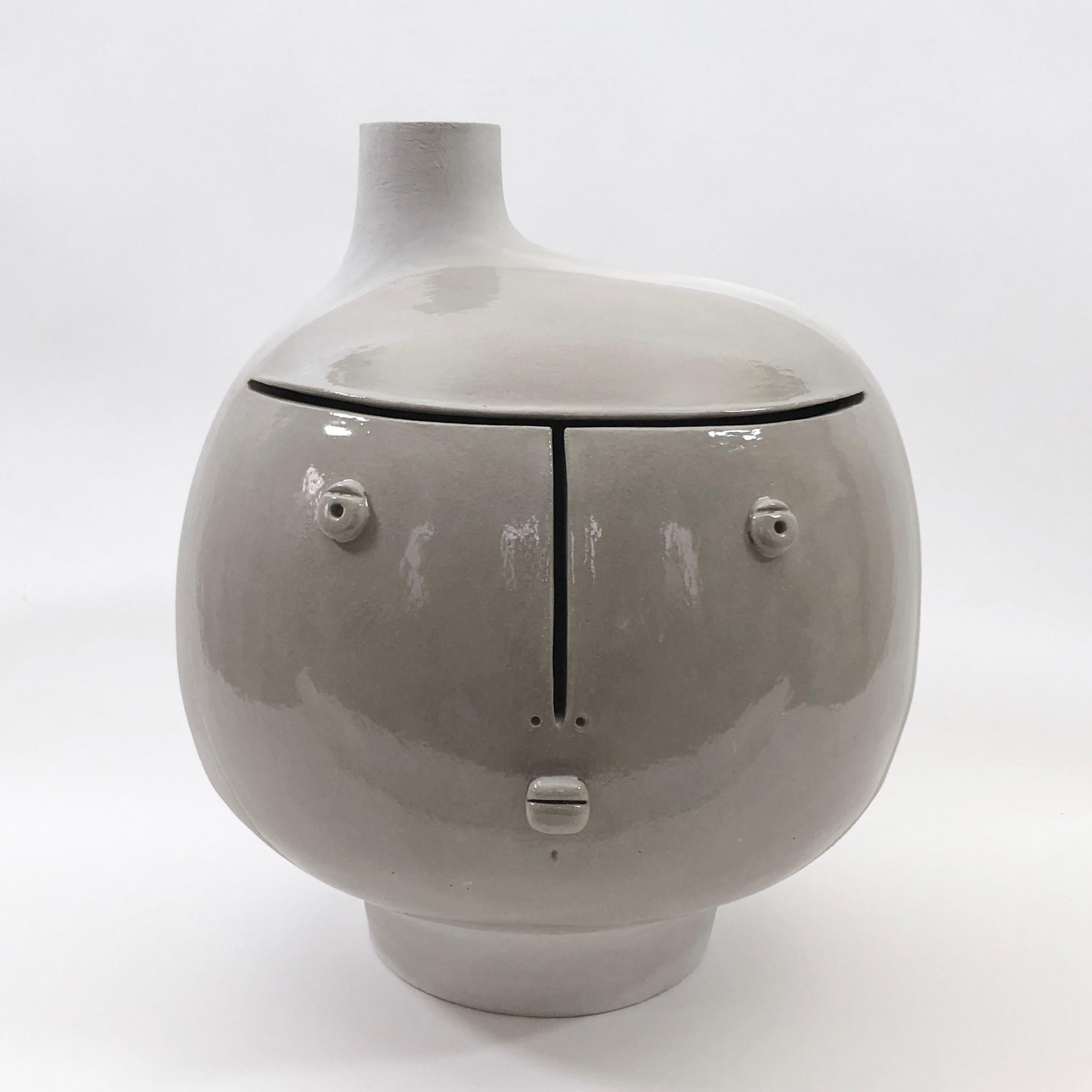 grey ceramic lamp base