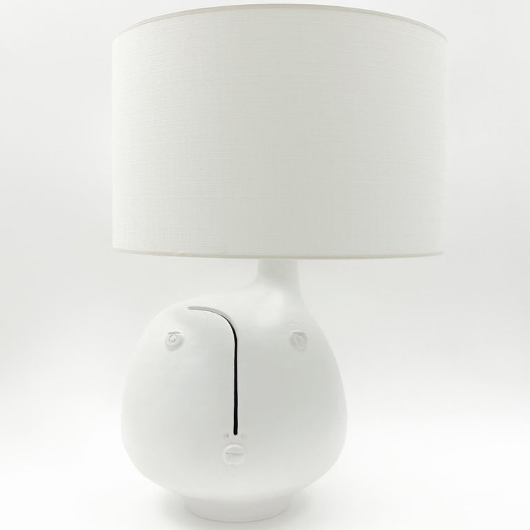 Dalo White Ceramic Table Lamp Base at 1stDibs