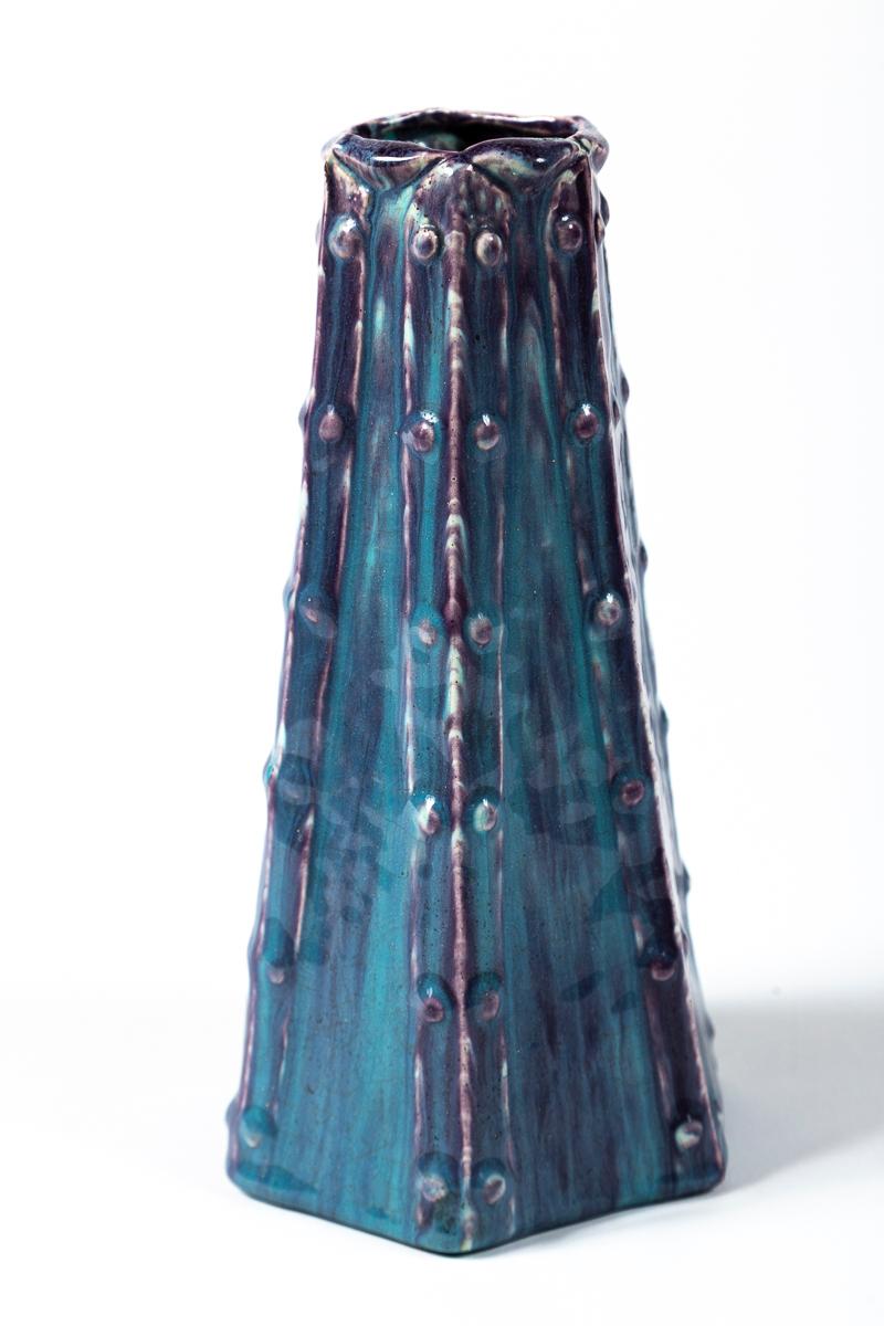 Art Nouveau Dalpayrat style Art Pottery Cabinet Vase, France, circa 1900 For Sale