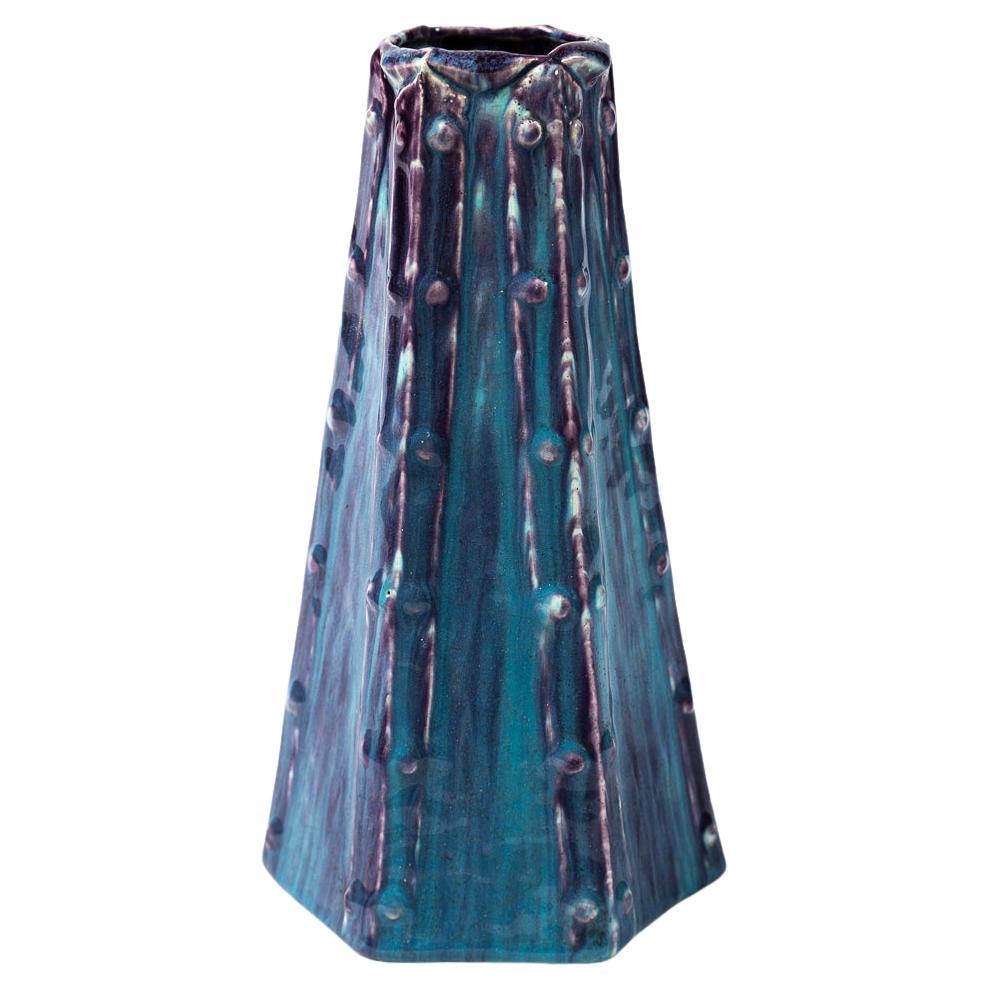 Dalpayrat style Art Pottery Cabinet Vase, France, circa 1900 For Sale