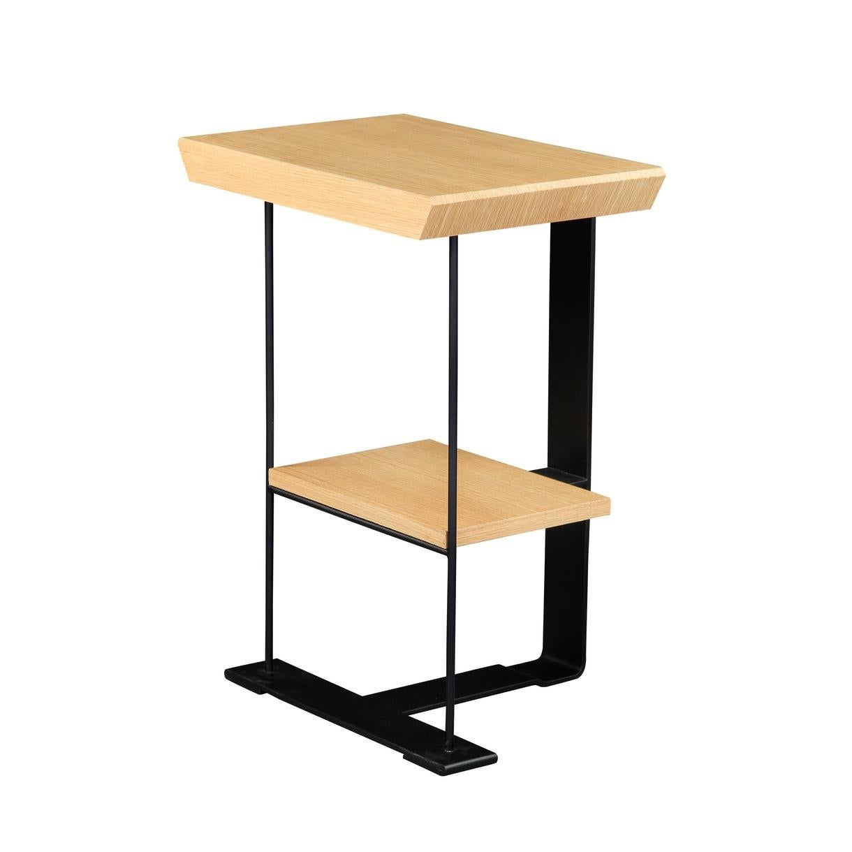 Américain Table «alsace » en bois et métal à la manière de Pierre Chareau en vente