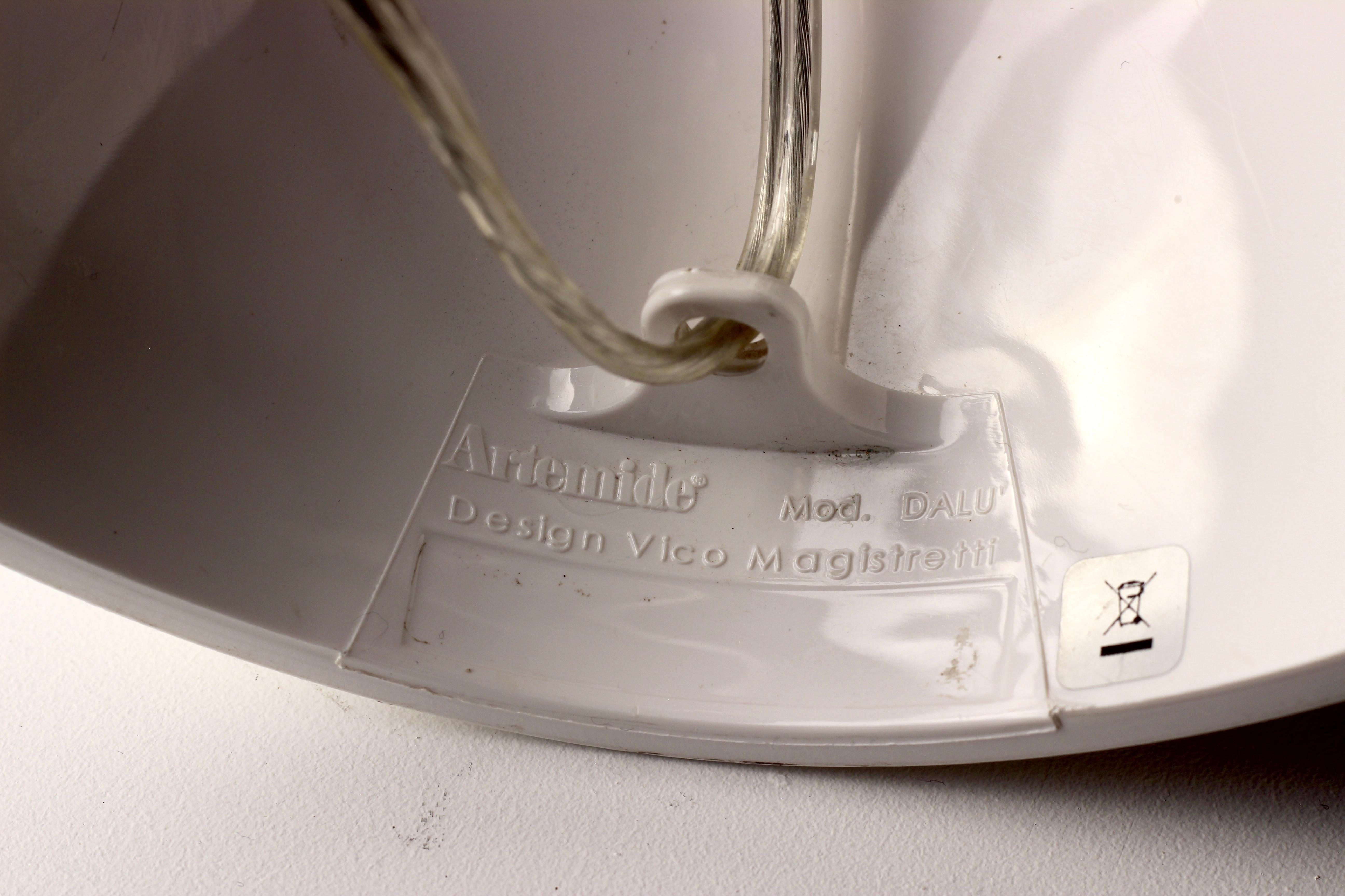 Dalu-Tischlampe von Vico Magistretti für Artemide  im Angebot 3