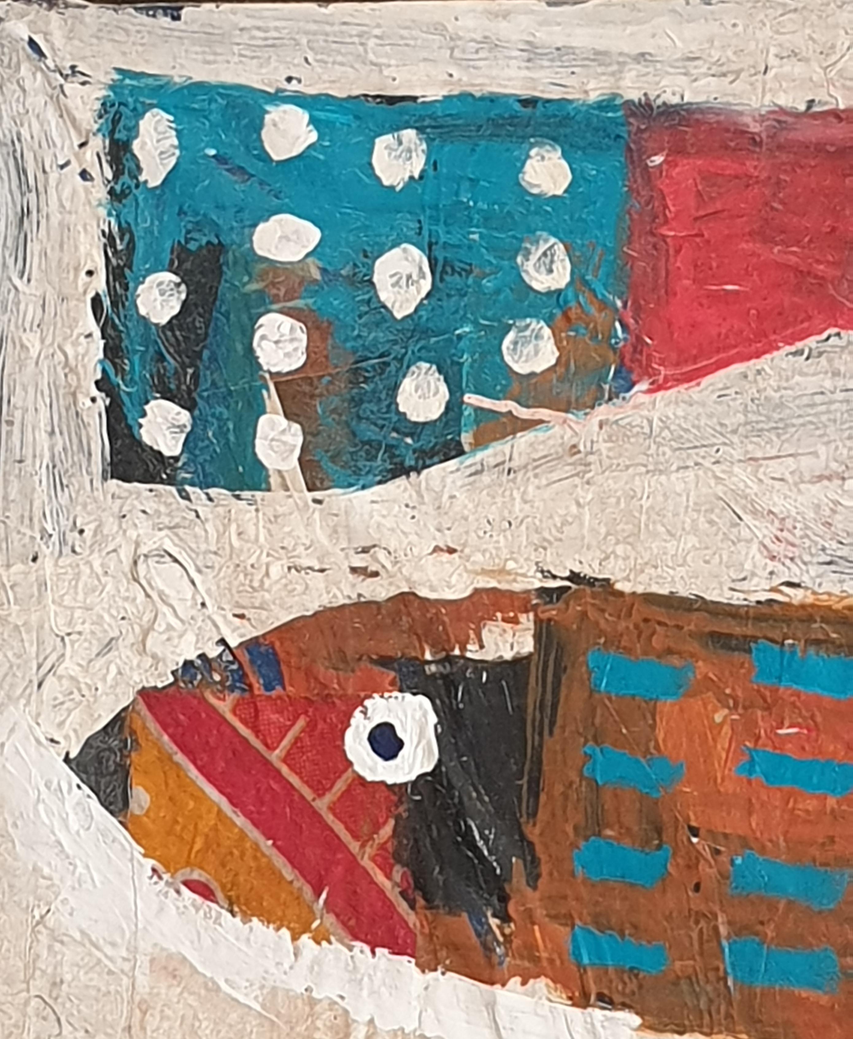 20th Century Mixed-media, Four Fish, Attributed to Dalva Duarte For Sale 5