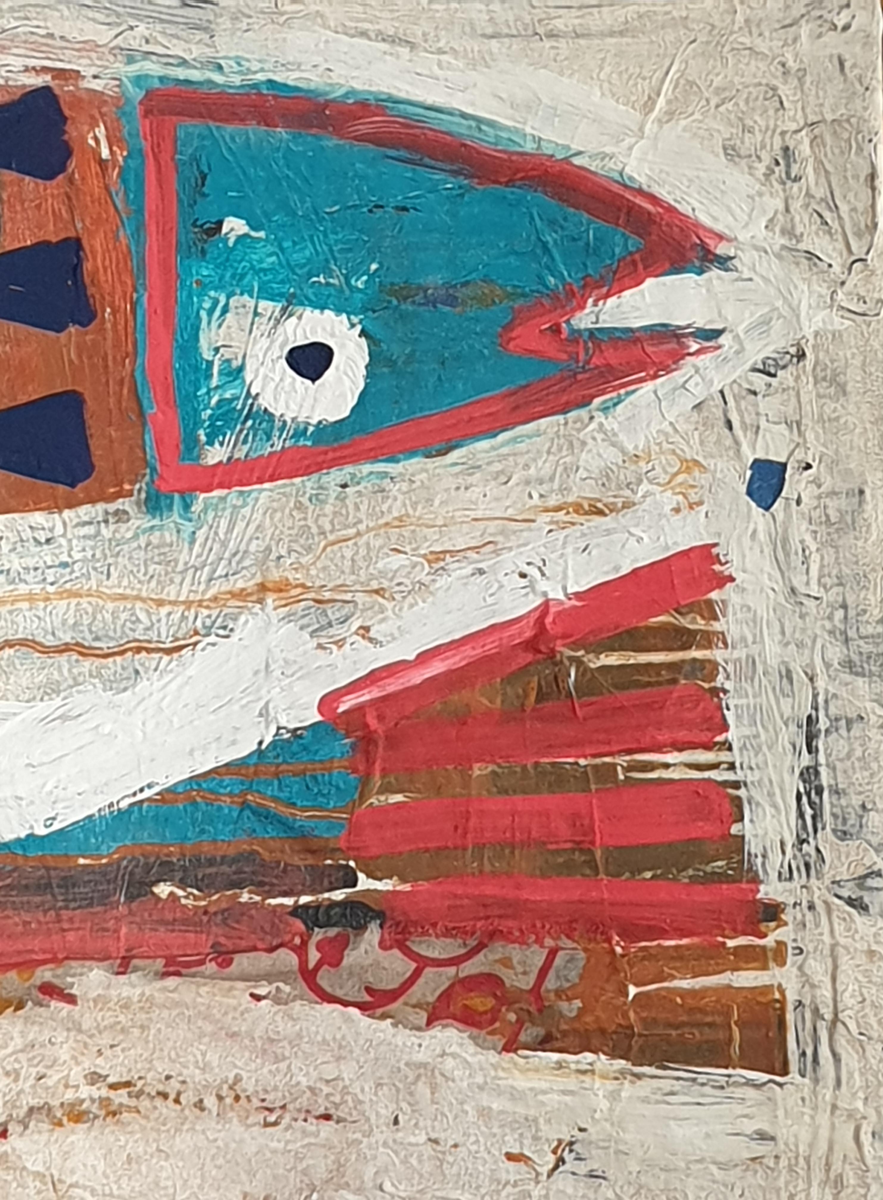 20th Century Mixed-media, Four Fish, Attributed to Dalva Duarte 6