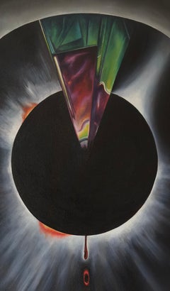 "Genesis", Surrealist, Contemporary, Arched Doorway, Cosmic, Oil Painting