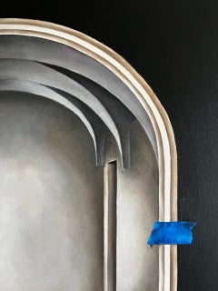 "Postlude", Contemporary, Architectural, Arch, Abandonment, Oil Painting, 2024