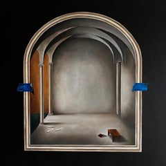 "Postlude", Contemporary, Architectural, Arch, Abandonment, Oil Painting, 2024
