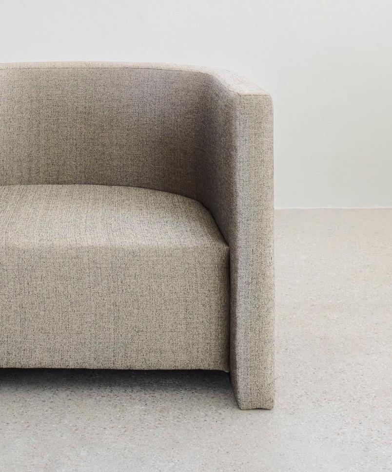 Allemand Unique Dama Armchair - Wood Frame Upholstered in Fabric by Megarisiotis en vente