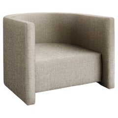 Unique Dama Armchair - Wood Frame Upholstered in Fabric by Megarisiotis