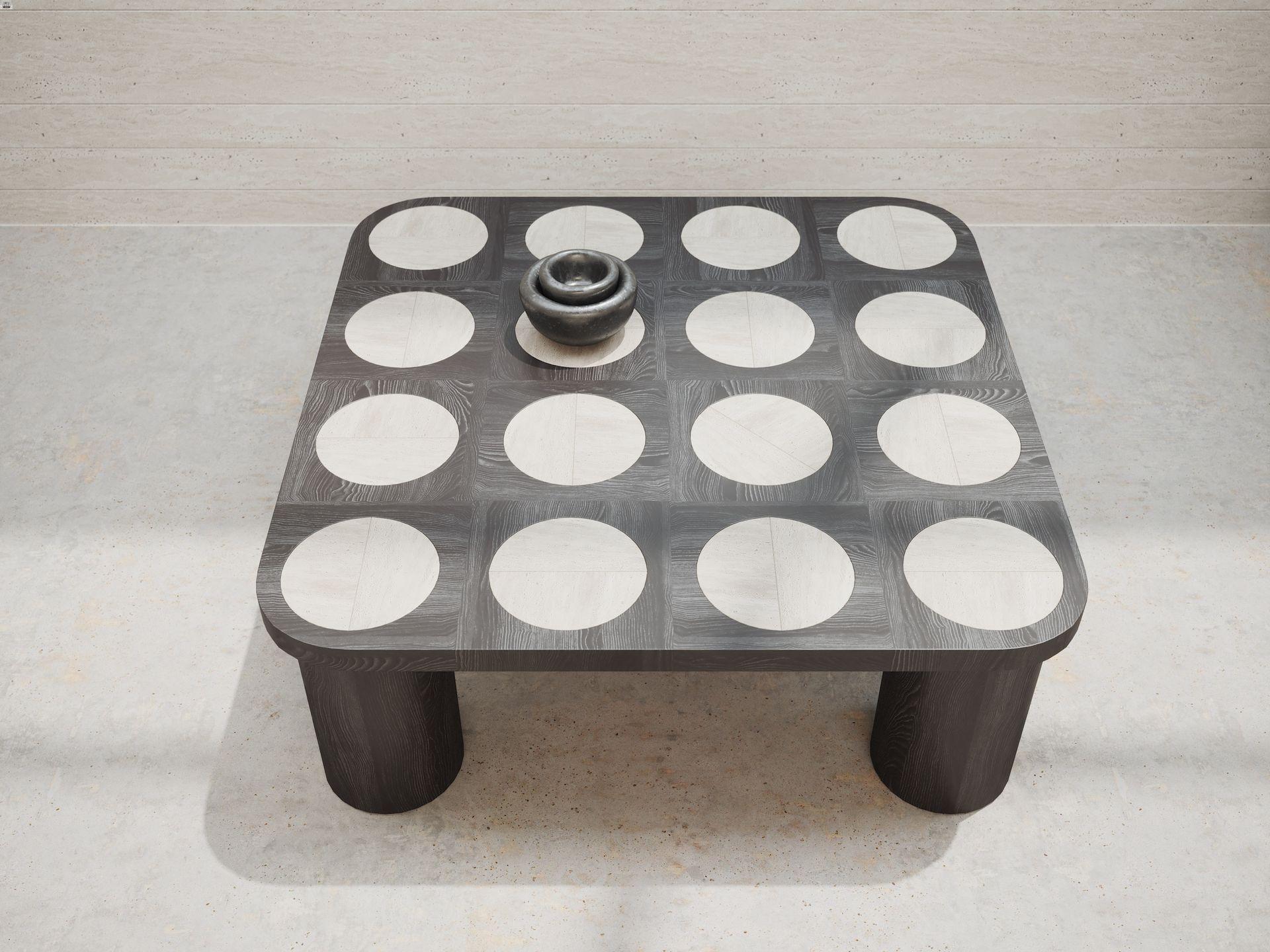 Fait main Table basse Dama en vente