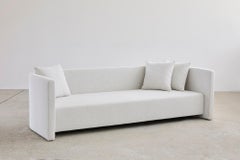 Unique Dama Sofa - Wood Frame and Fabric Upholstery by Megarisiotis