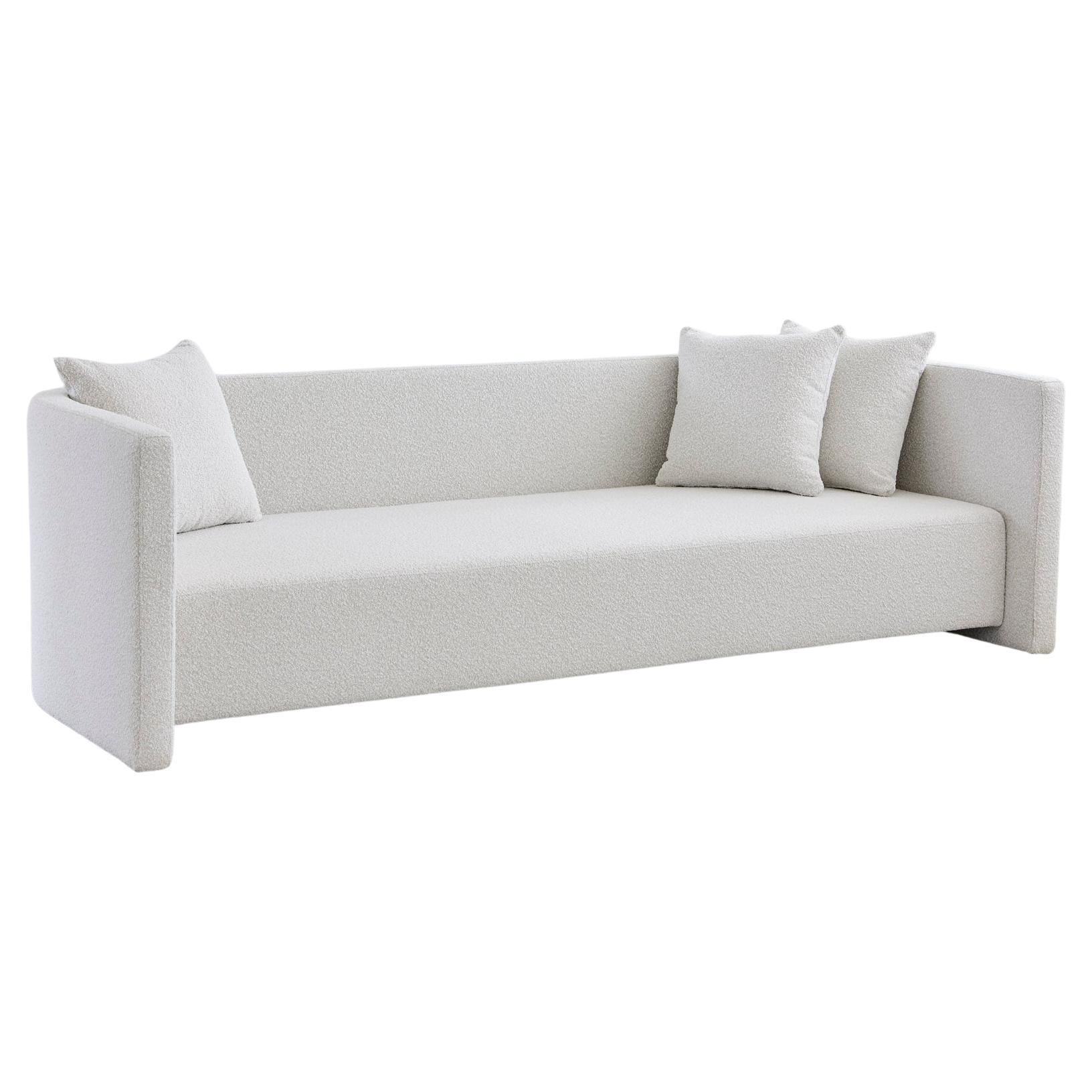Canapé unique Dama - Structure en bois et revêtement en tissu par Megarisiotis