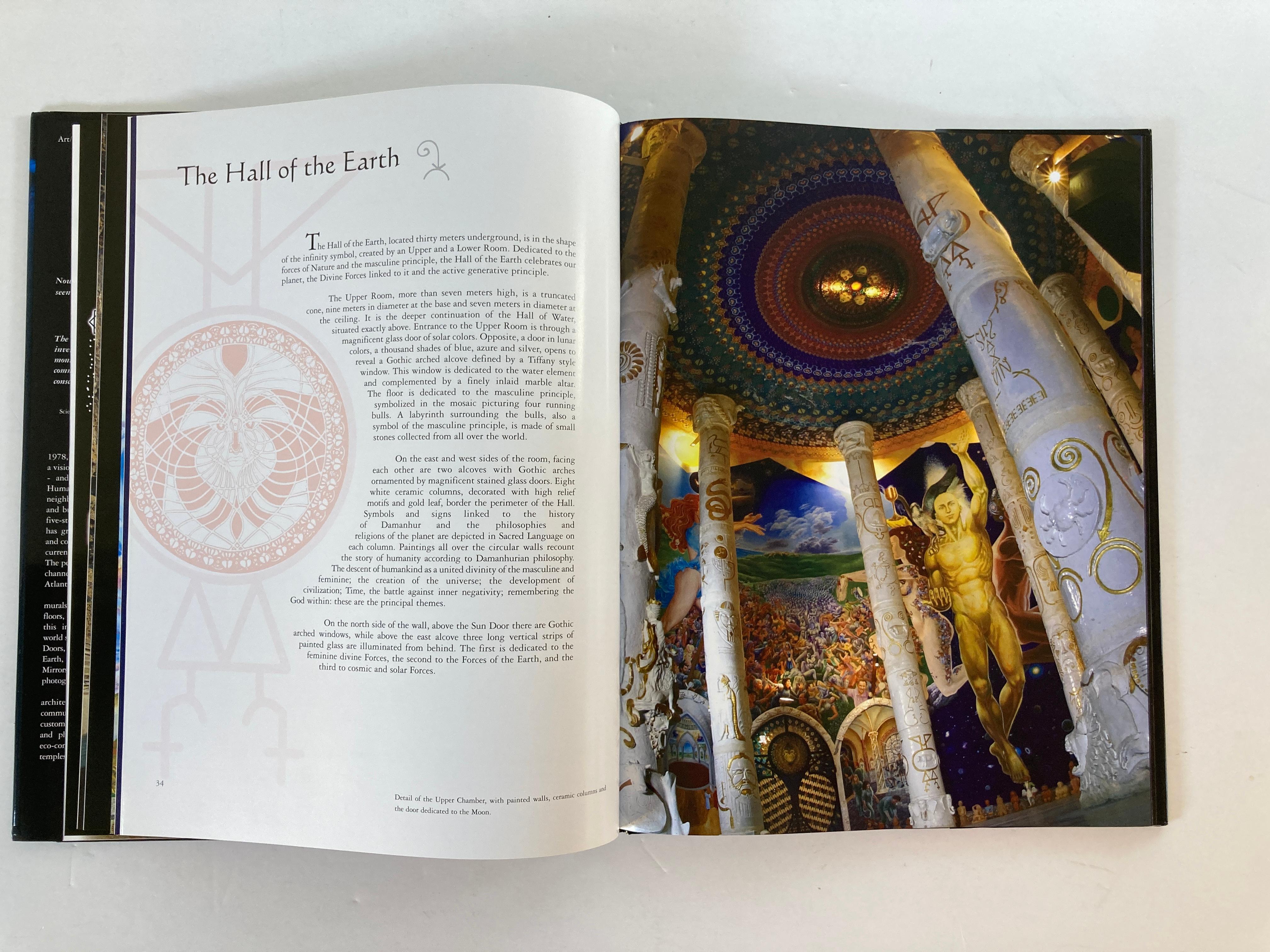 Damanhur Temples of Humankind Book by Ananas Esperide Coffee Table Art Book 1
