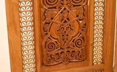 Damascan Inlay Screen Room Divider Arabic 1930s