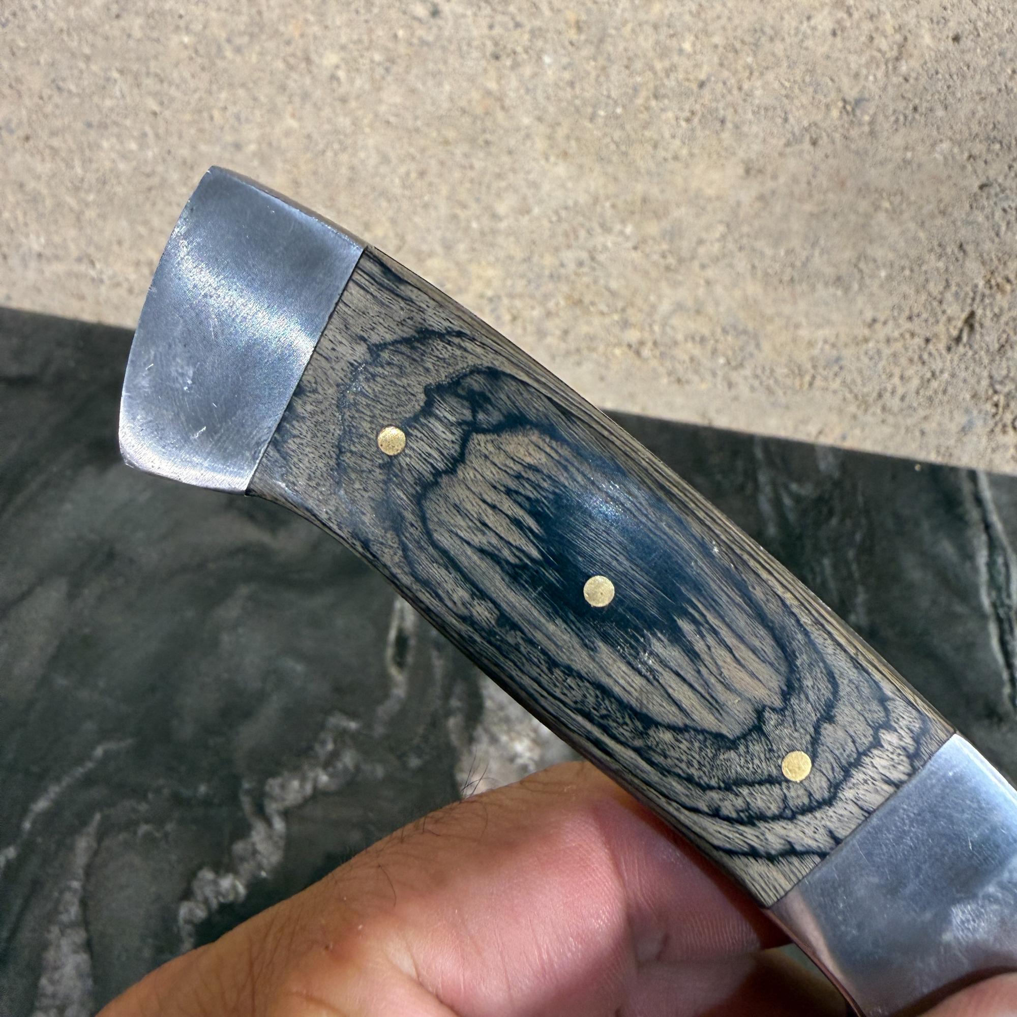 Damaszener Stahl Klinge Messer Holzgriff im Angebot 6