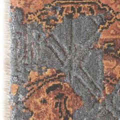 Damask Revise Burnt Rug