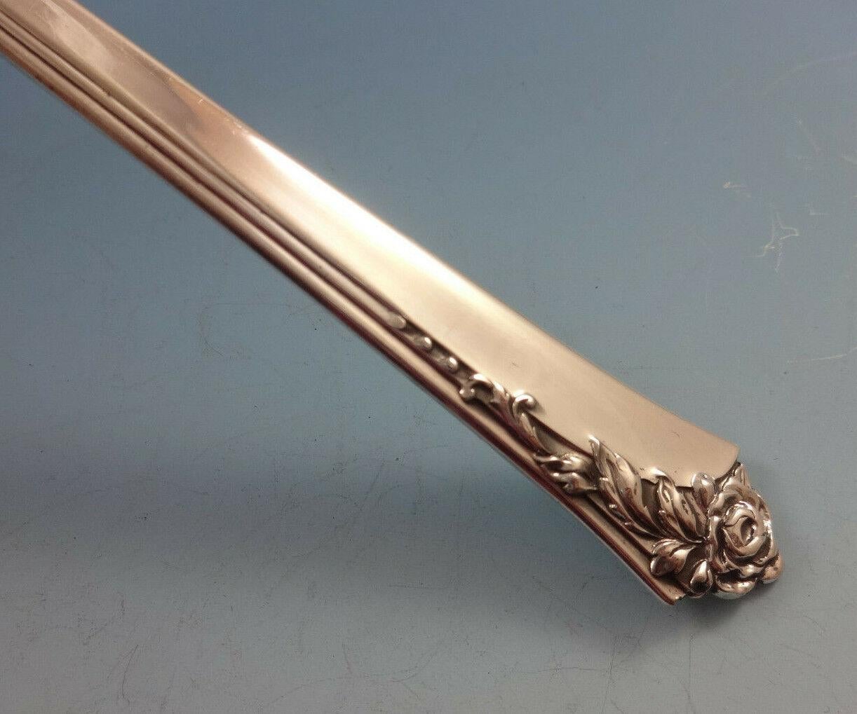 Set di posate Damask Rose by Oneida in argento sterling Servizio di 53 pezzi Misura del posto in vendita 2