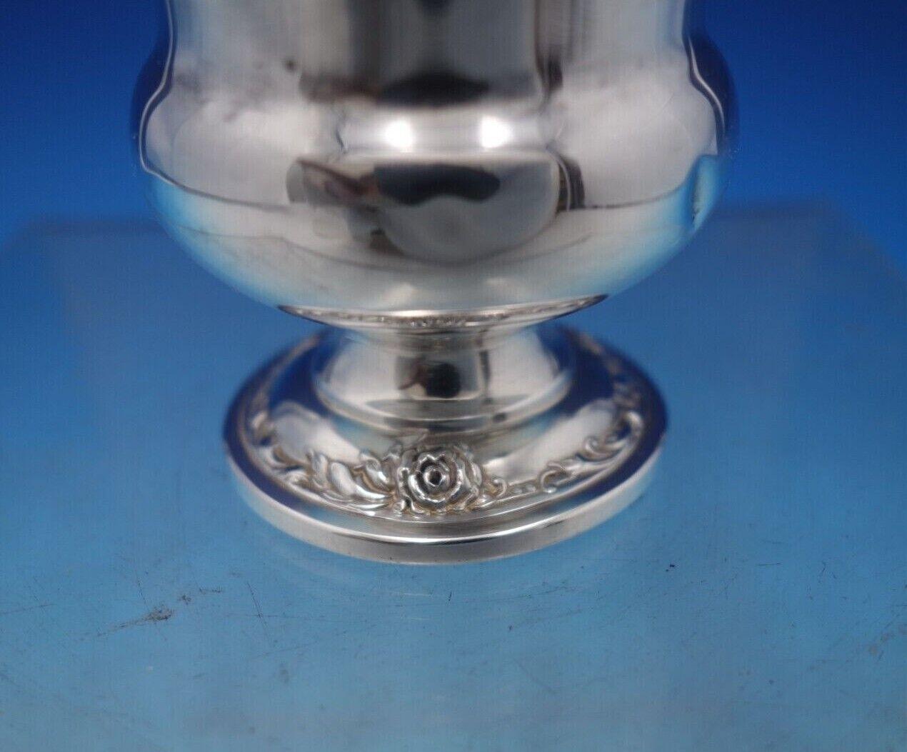Damask Rose by Oneida Sterling Silver Toothpick Holder #42 1.2 ozt. (#6830-2) In Excellent Condition In Big Bend, WI