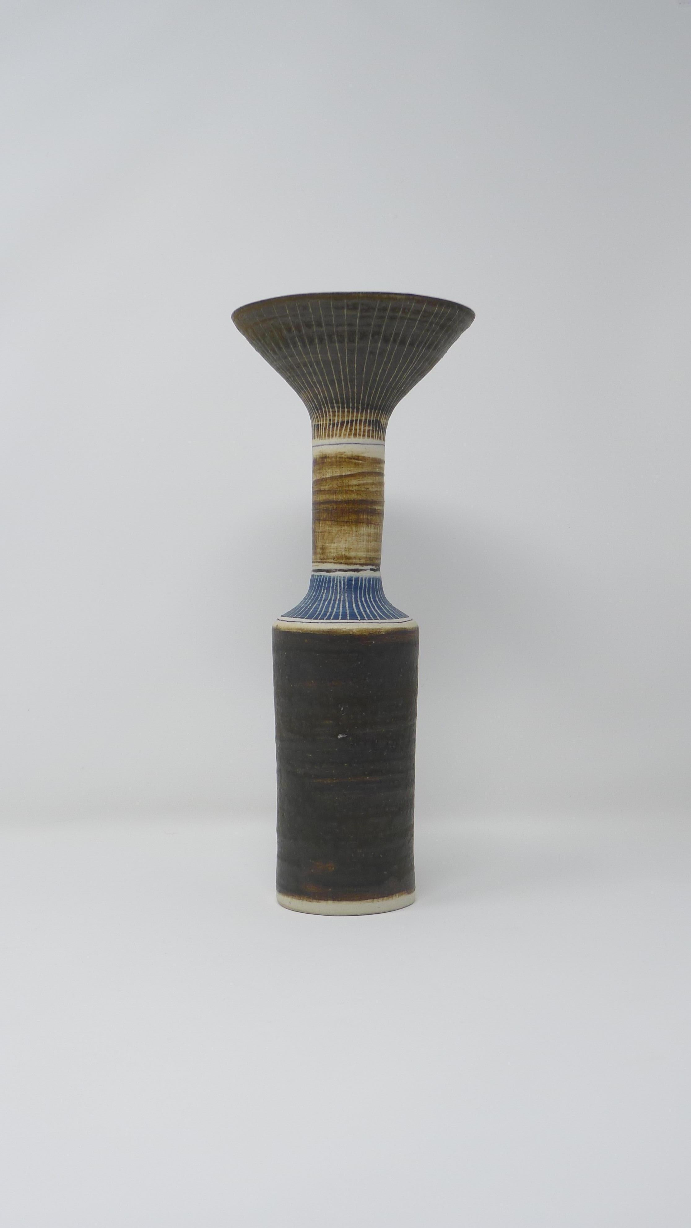 Dame Lucie Rie, Tall Porcelain Vase, Signed and with Full Provenance 2