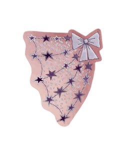 Alfombra de lana tejida a mano «Energy Garden Stars&Bows» de Zandra Rhodes, de 4 x 5 pies