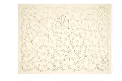 Dame Zandra Rhodes Energy Garden Stars&Bows 8 x 10 ft hand-tufted Wool Rug
