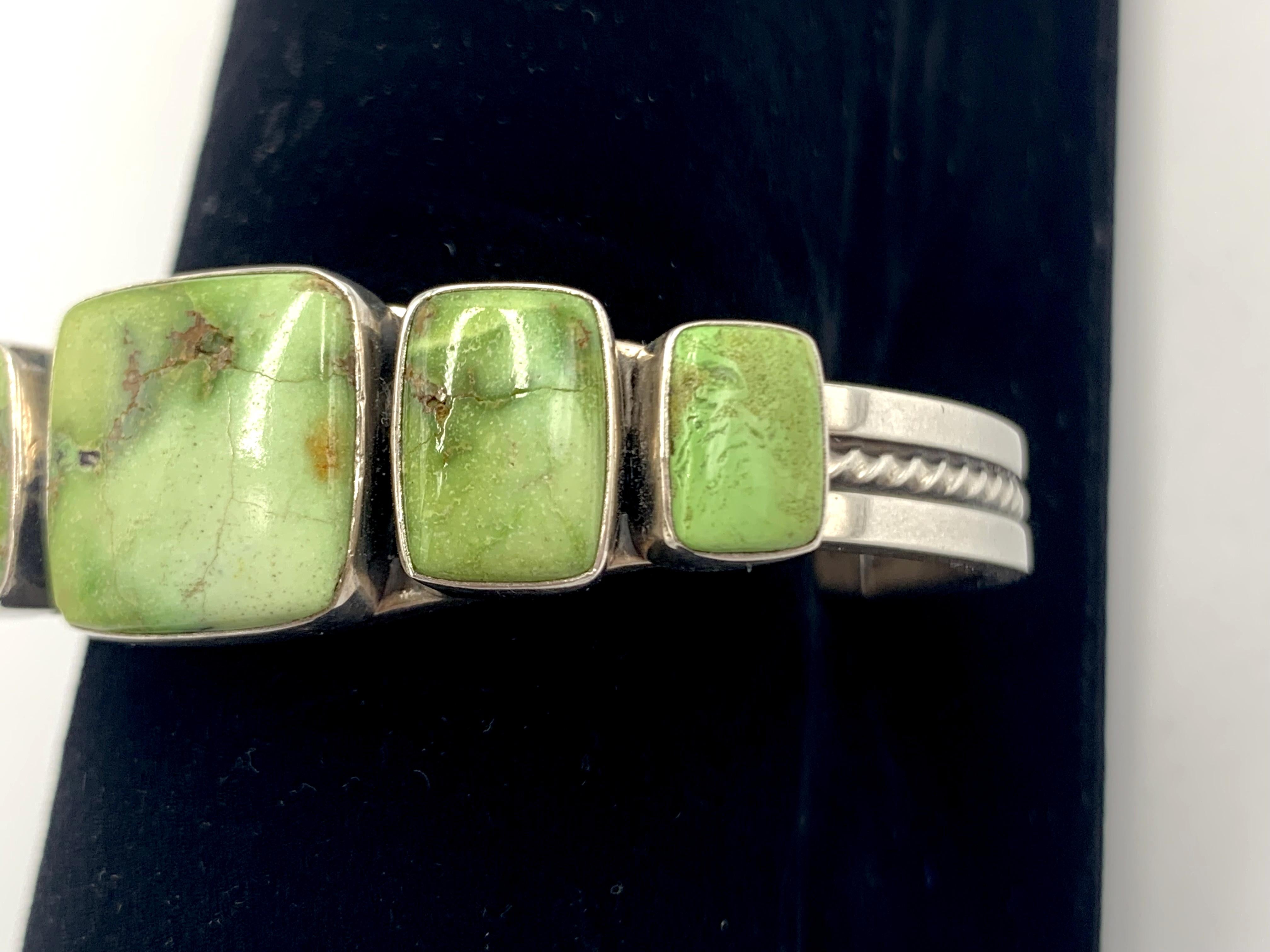 Bracciale Damele in turchese e argento sterling in vendita 5