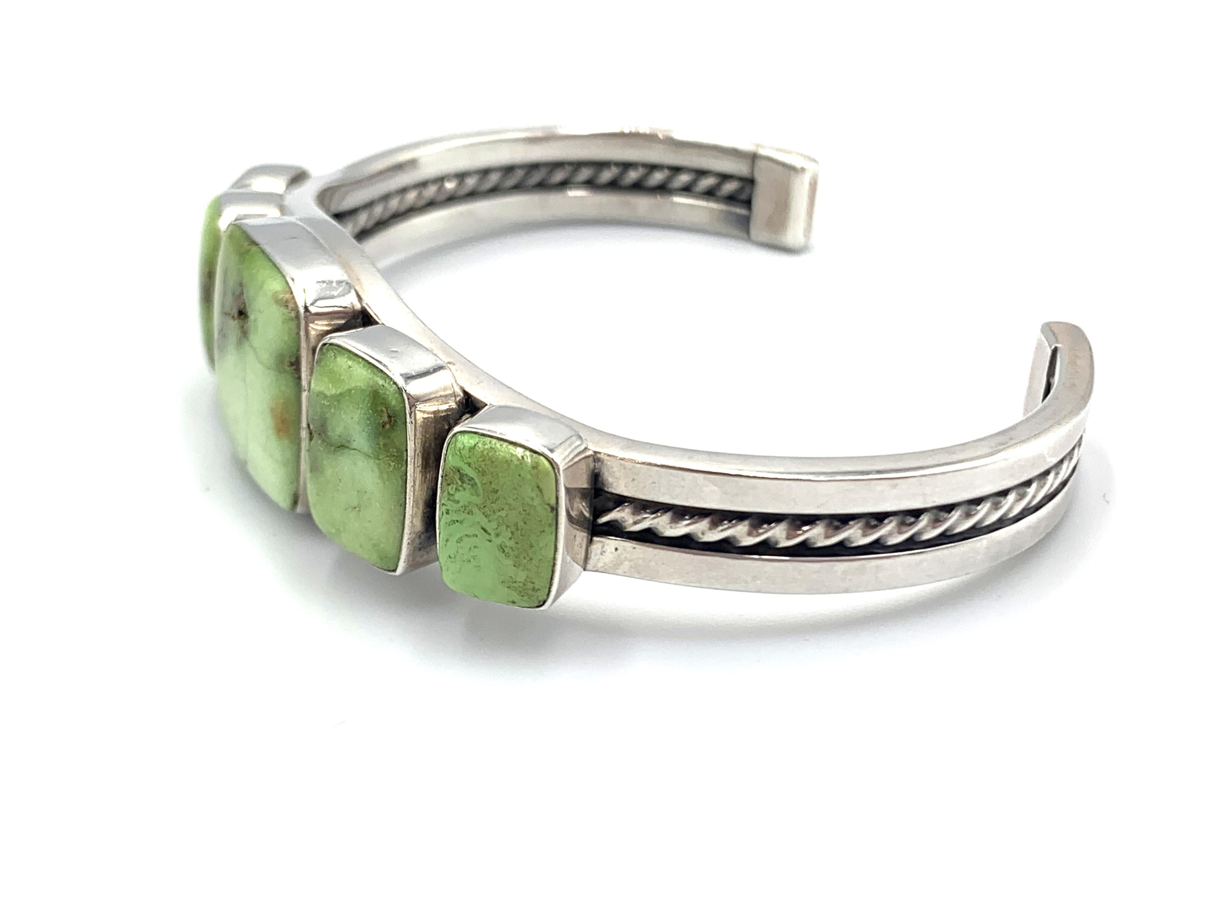 Bracciale Damele in turchese e argento sterling In condizioni Nuovo in vendita a Scottsdale, AZ