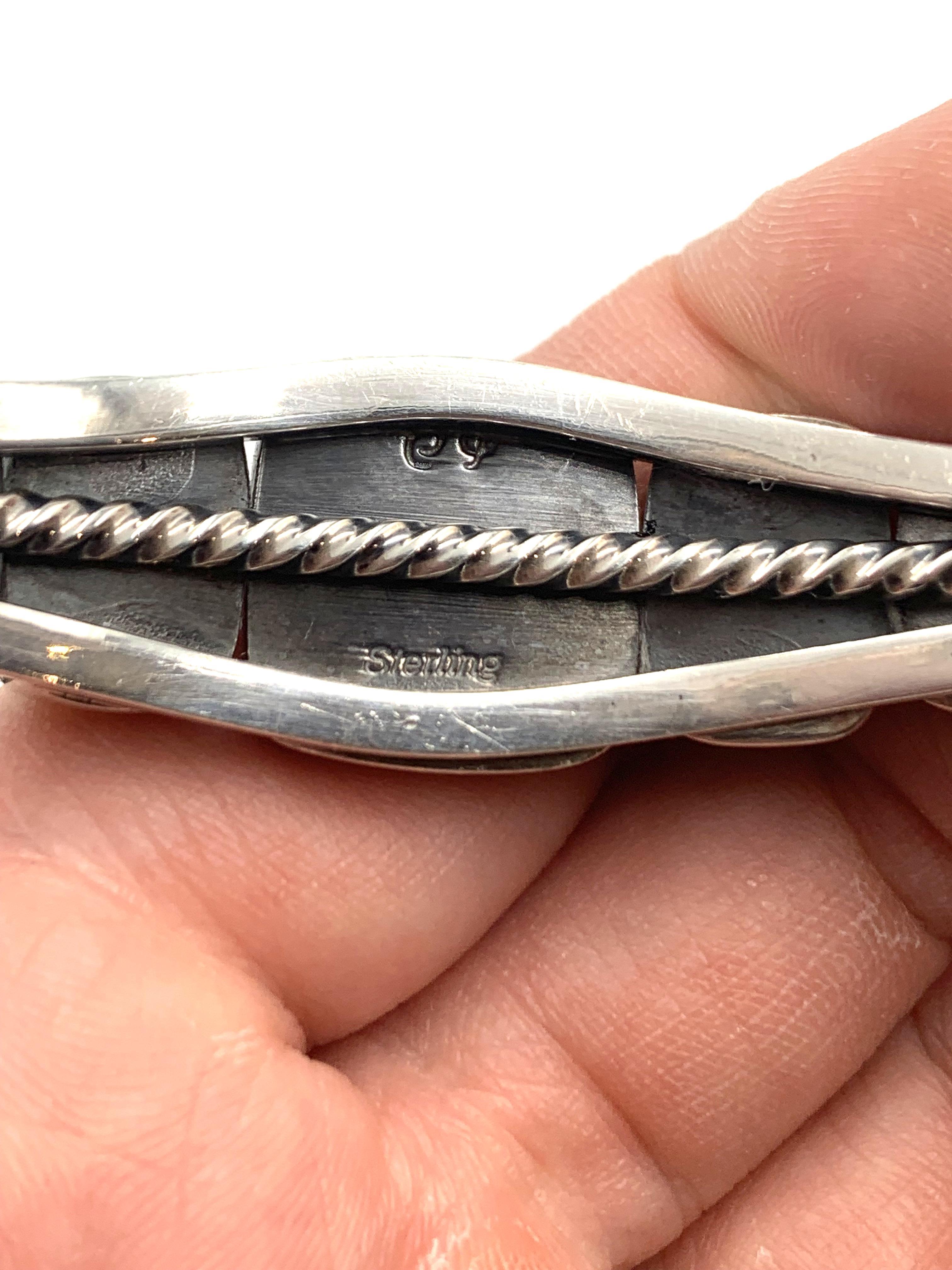 Bracciale Damele in turchese e argento sterling in vendita 1