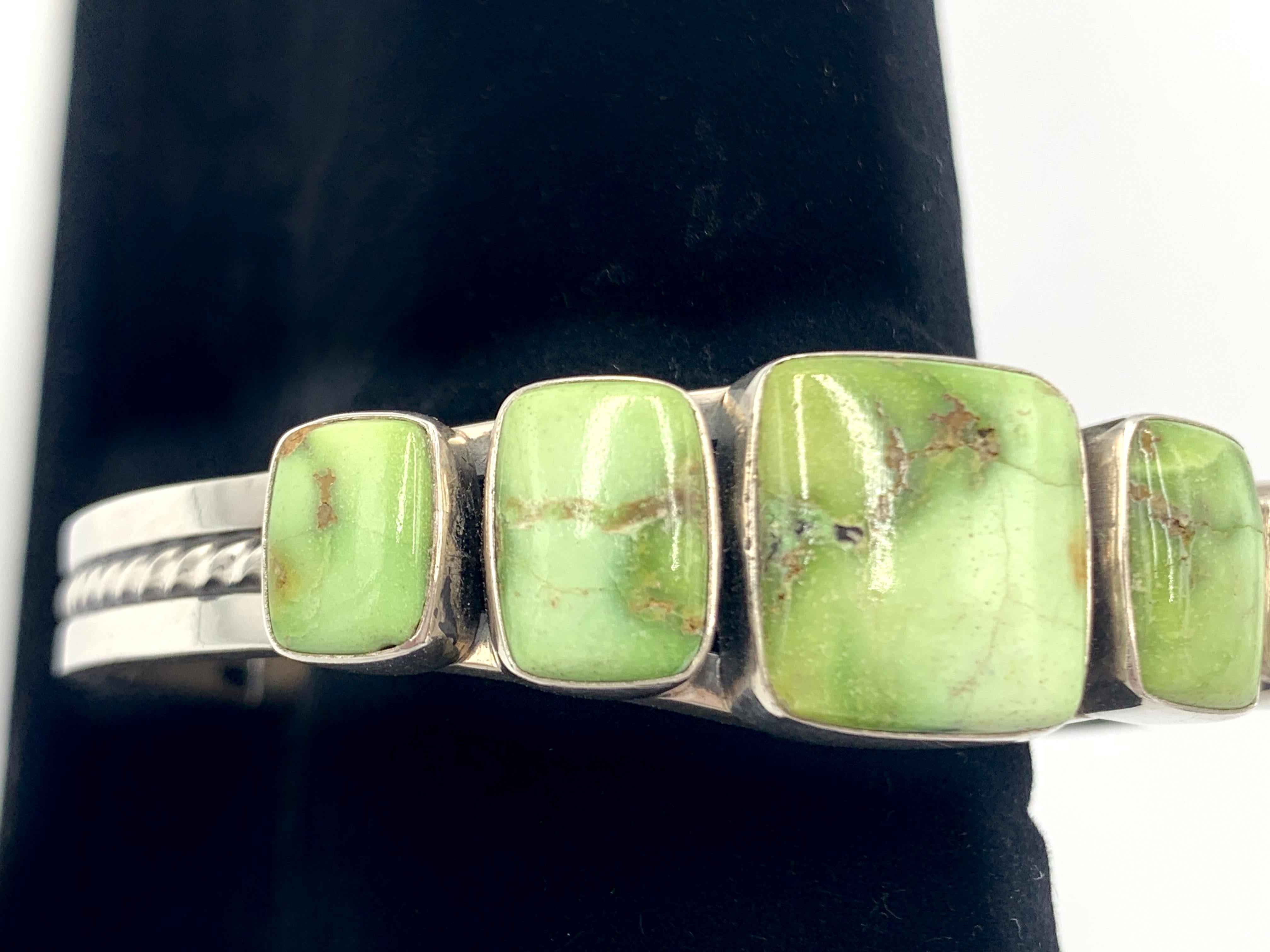 Bracciale Damele in turchese e argento sterling in vendita 4